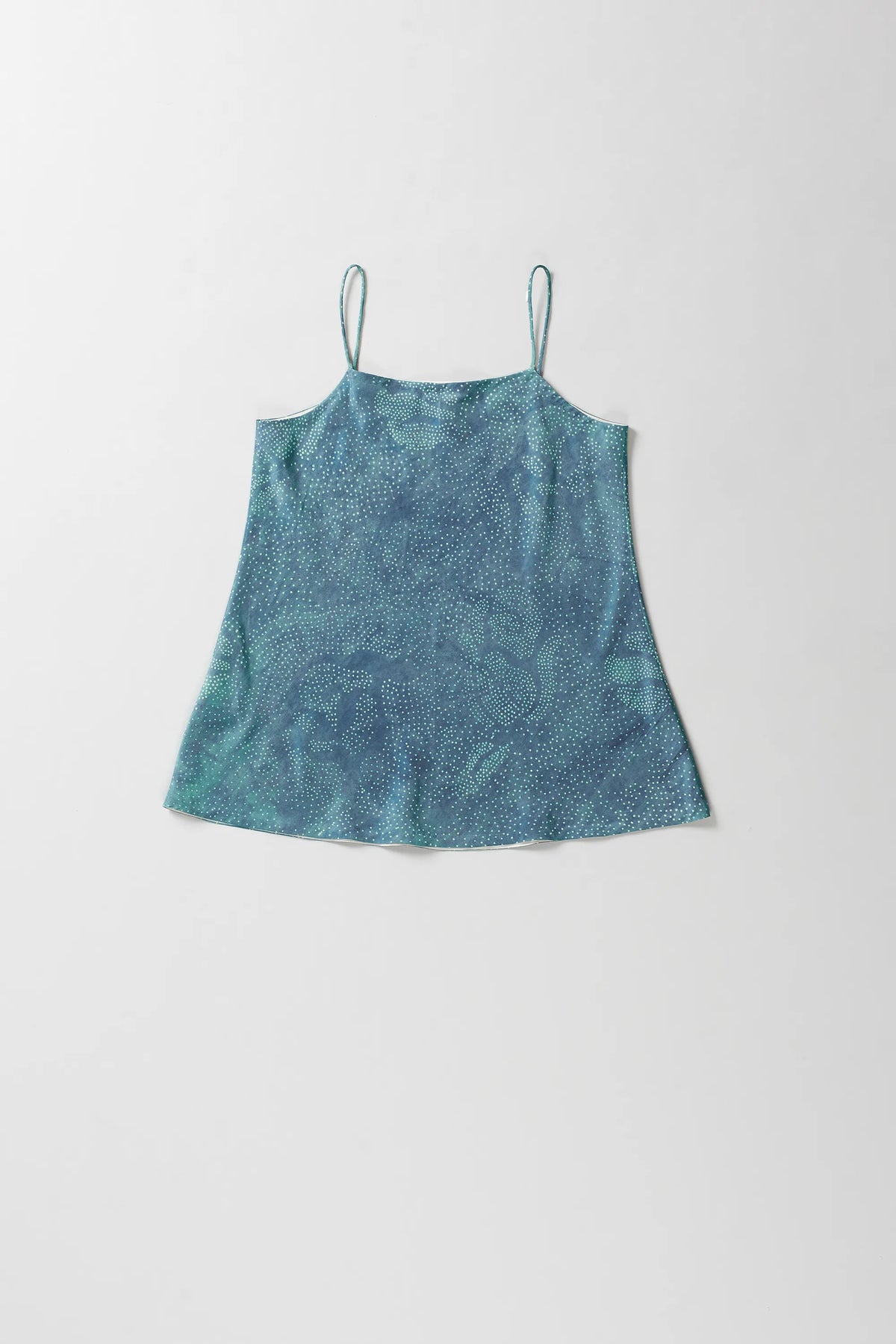 Turquoise Silk Top