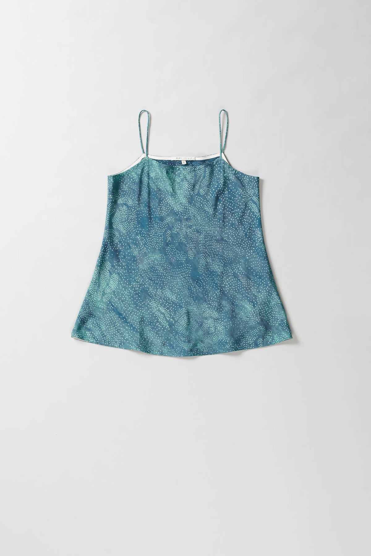 Turquoise Silk Top