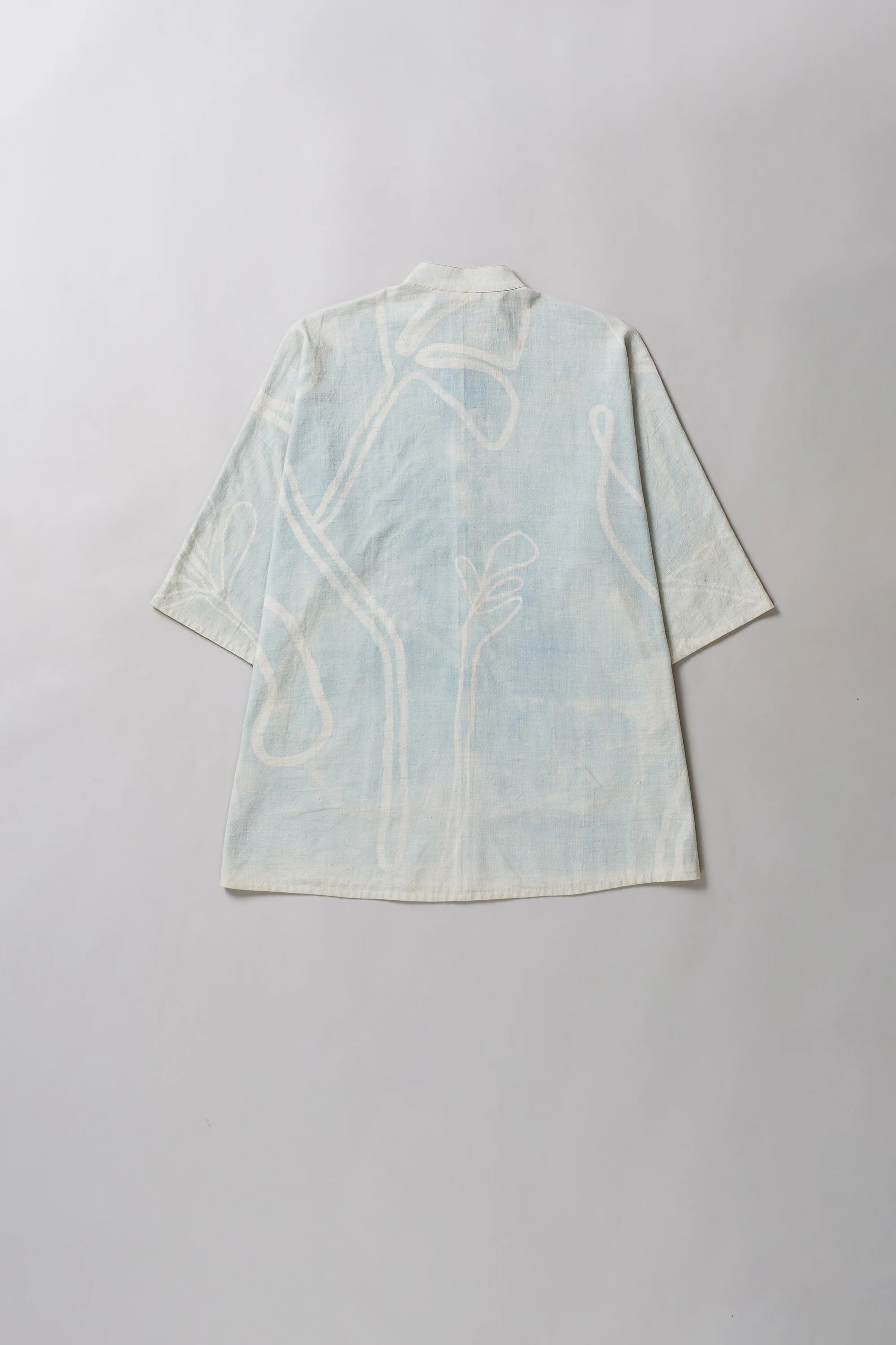 Kimono Sleeve Shirt in Light indigo
