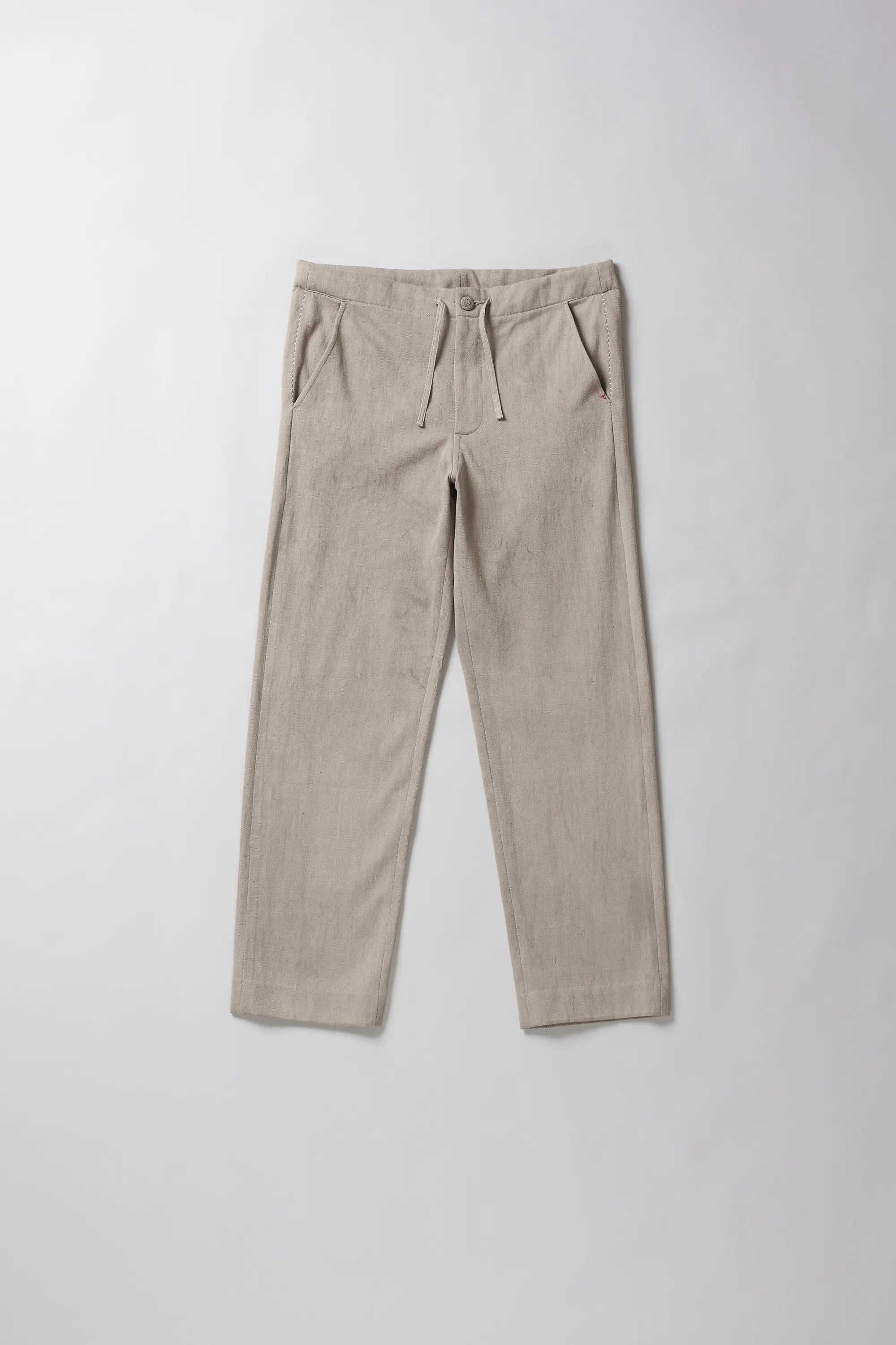 Front image of smoke cotton pant
