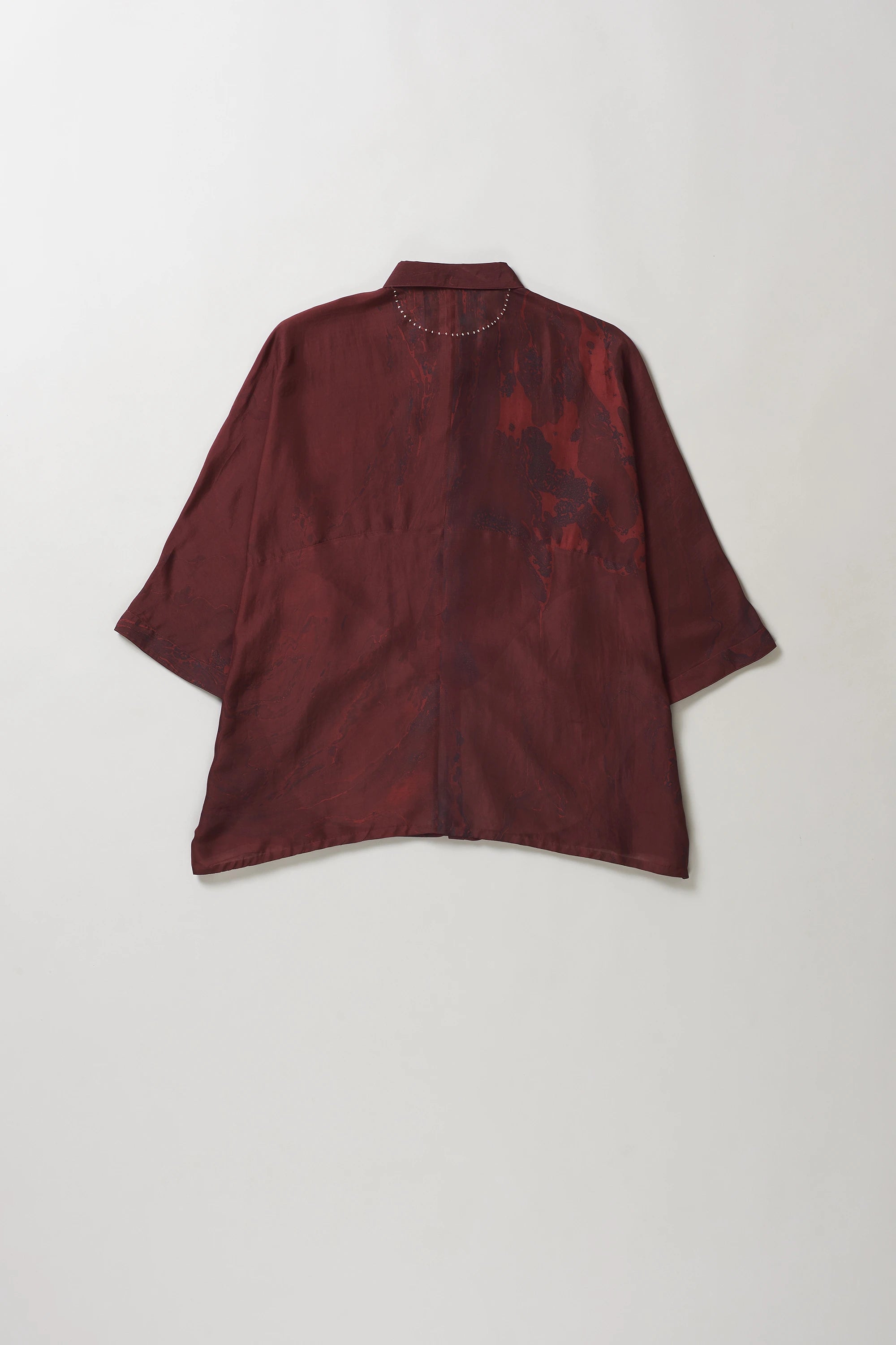 Silk Shirt in Red
