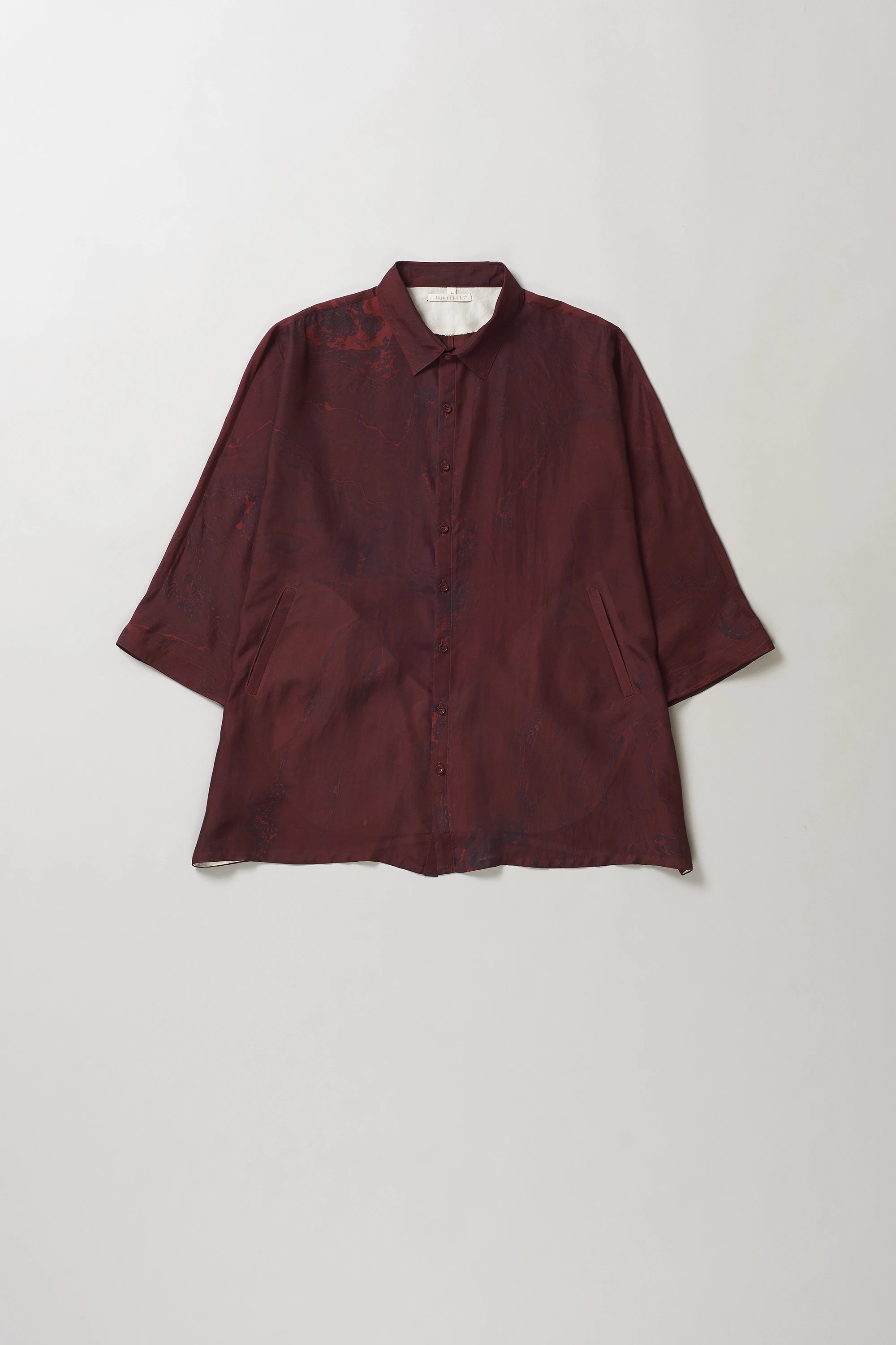 Silk Shirt in Red