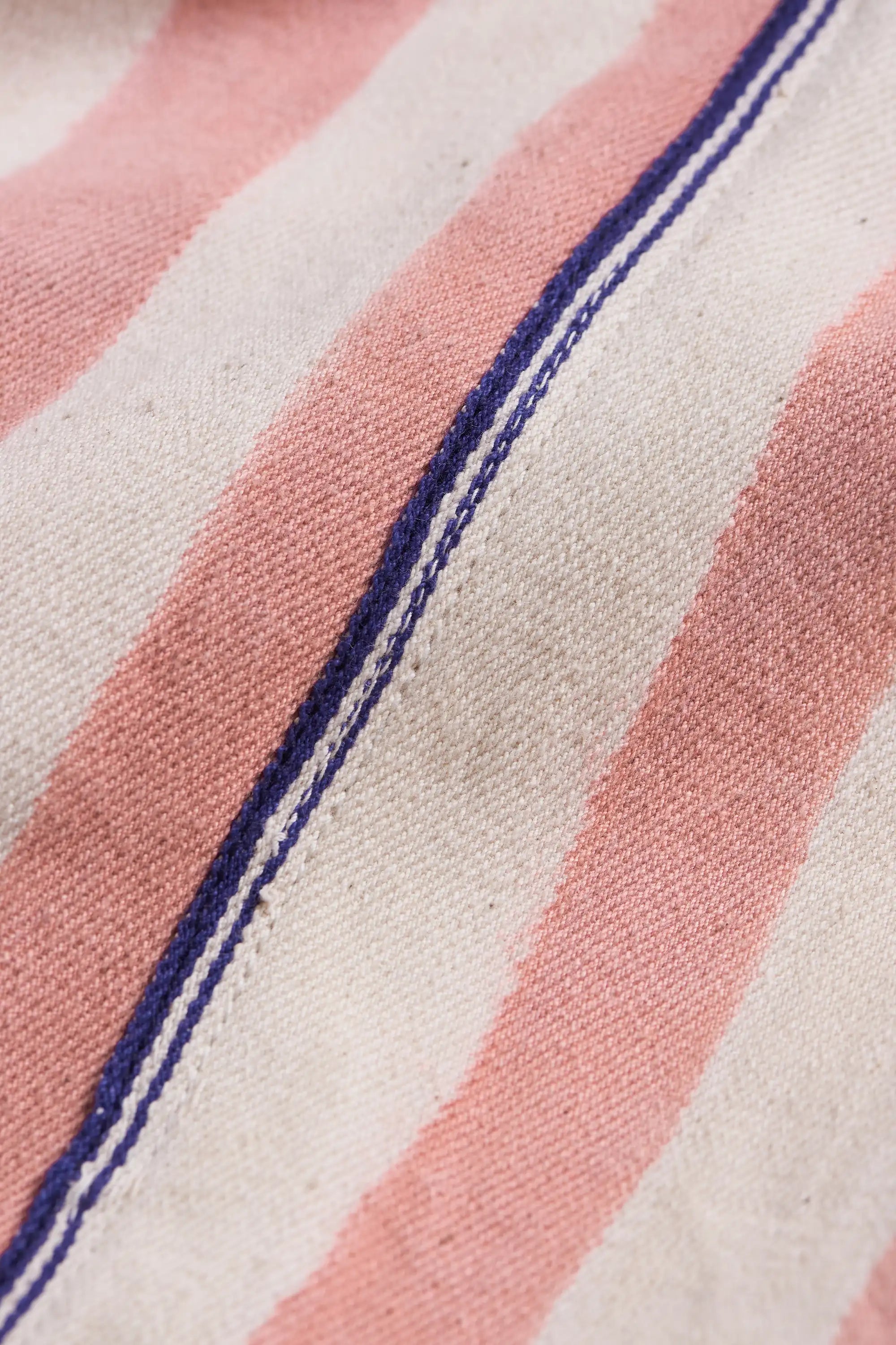 Close-up of fabric with screenprint