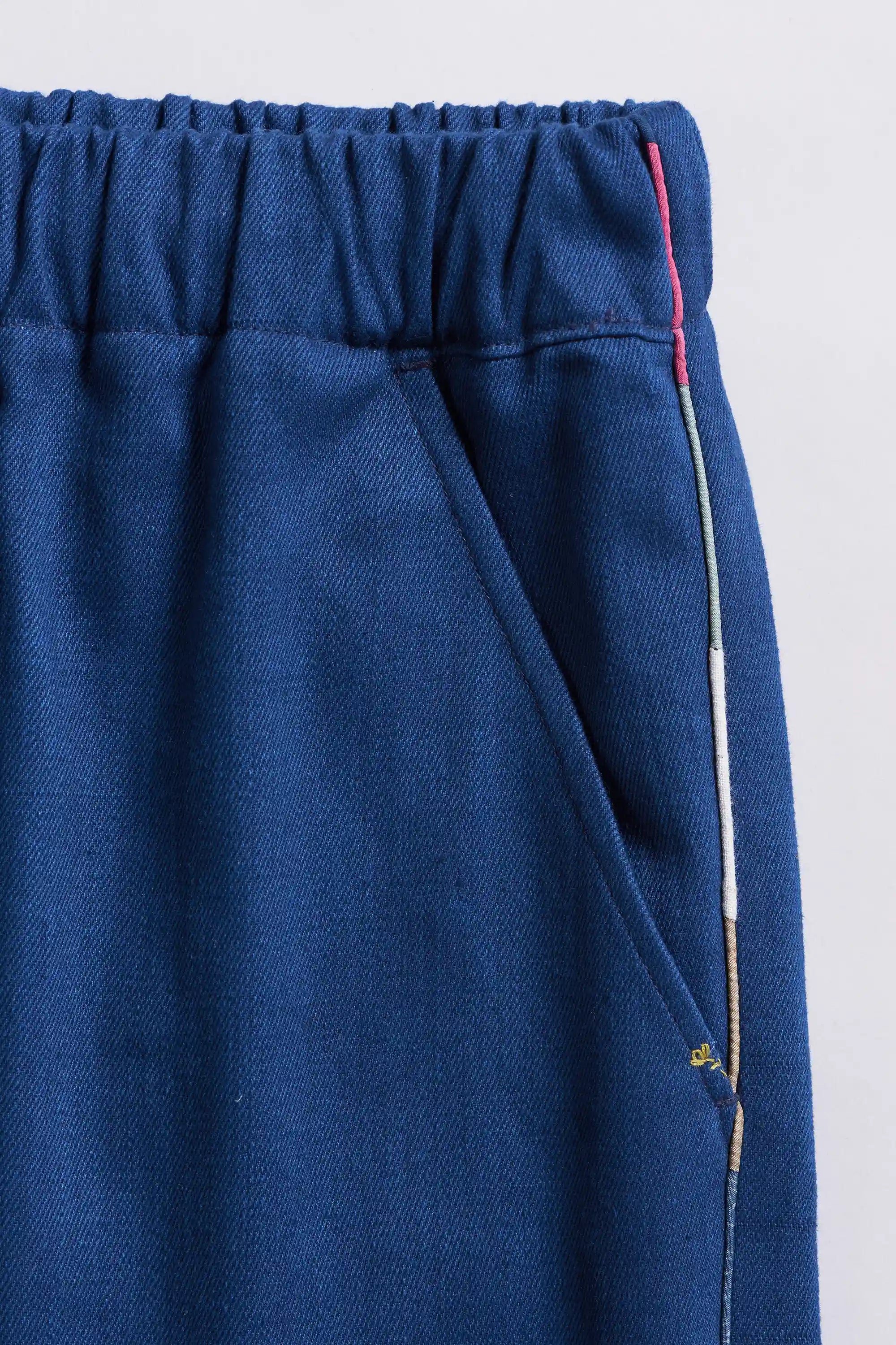 Fabric close-up with pocket and pehchan