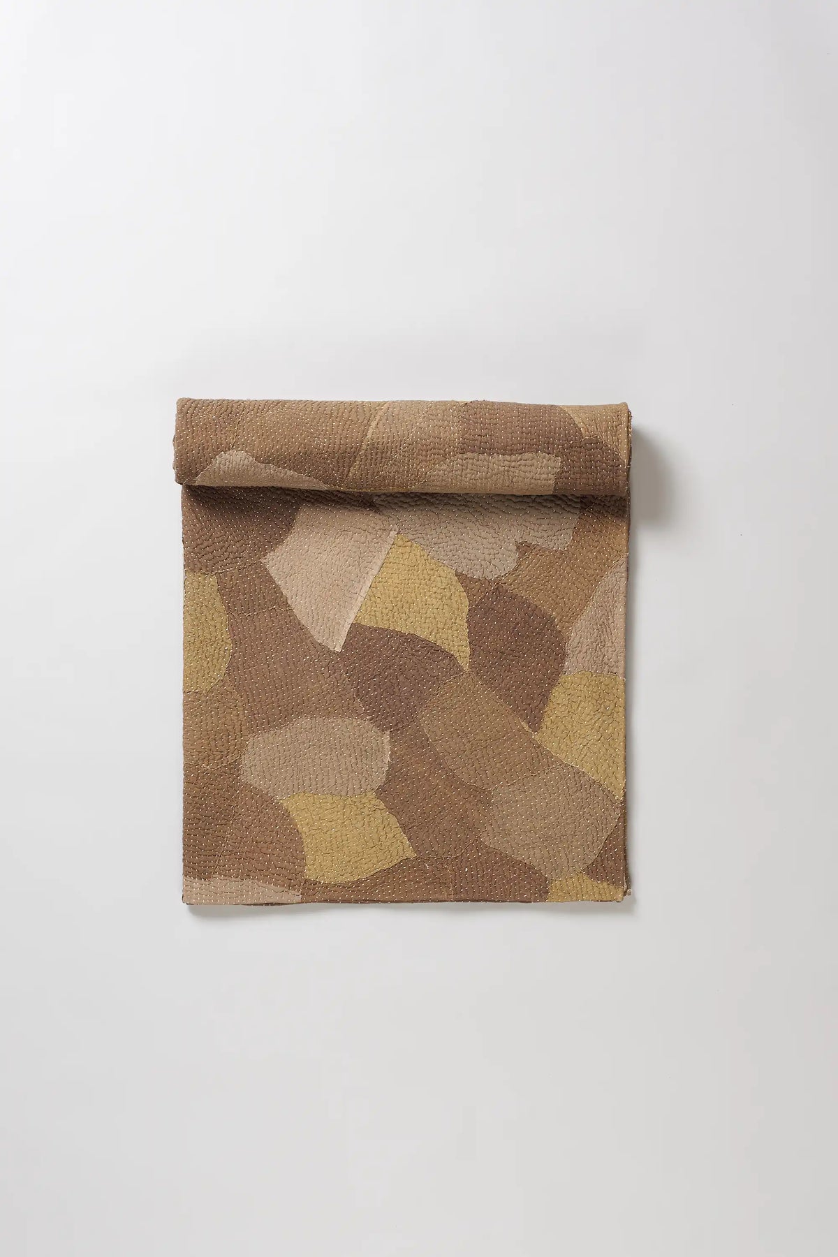 Patchwork Quilt in Filter Coffee