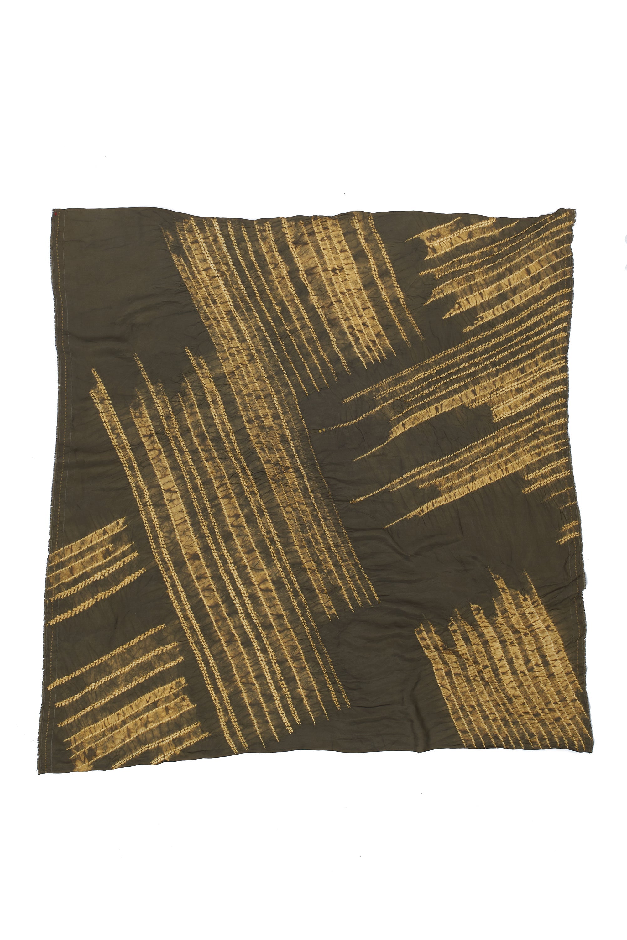 SEA GREEN DYED SHIBORI SCARF