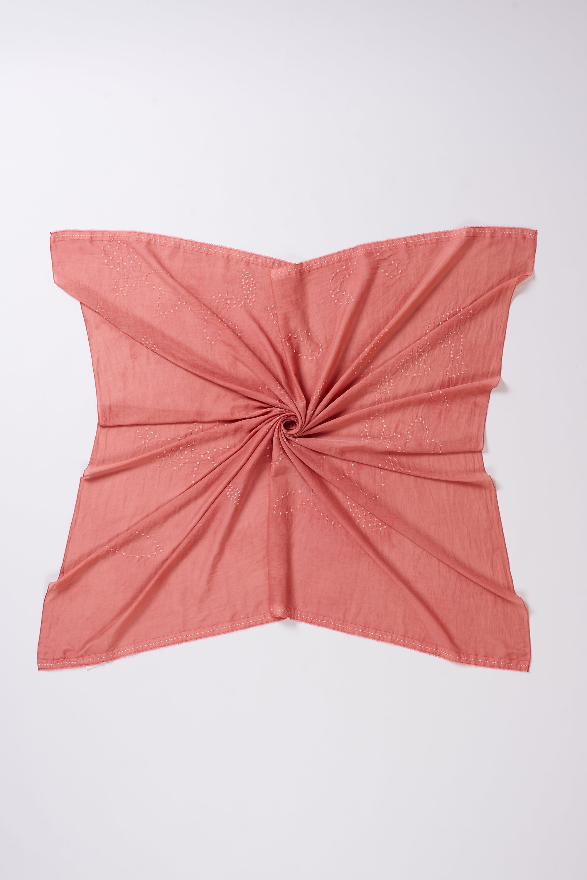 CHALK PINK SILK SQUARE LARGE