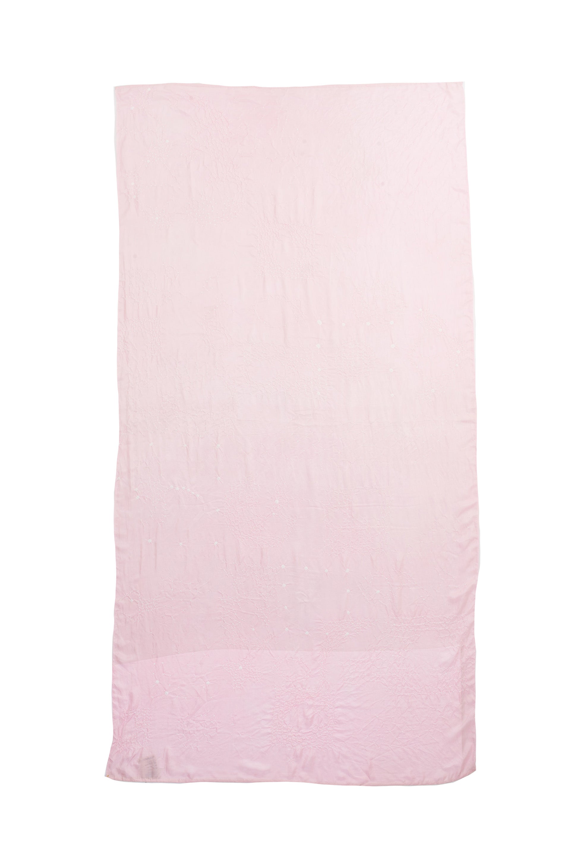 LIGHT PINK SHAWL WITH BANDHANI