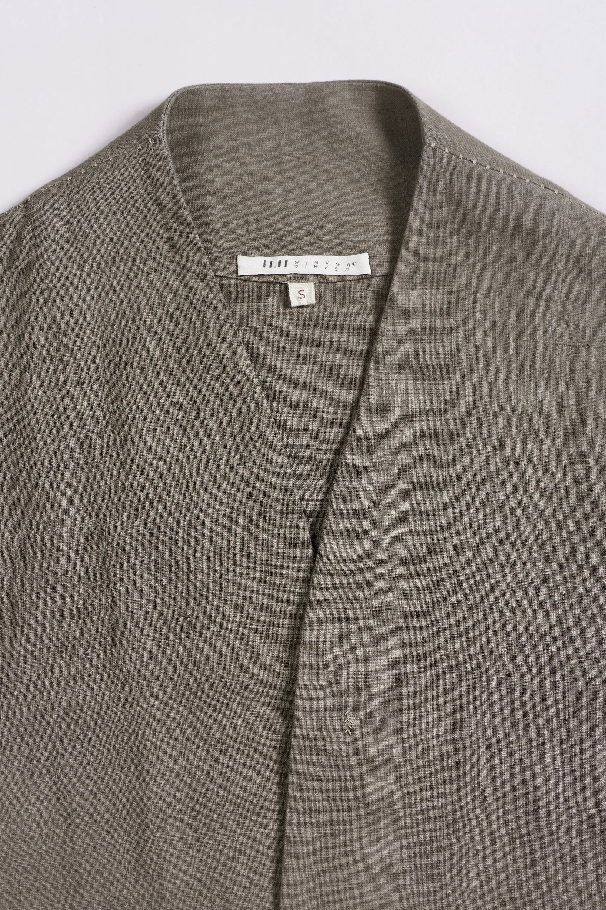 Handspun Textured Shrug in Ash Indigo