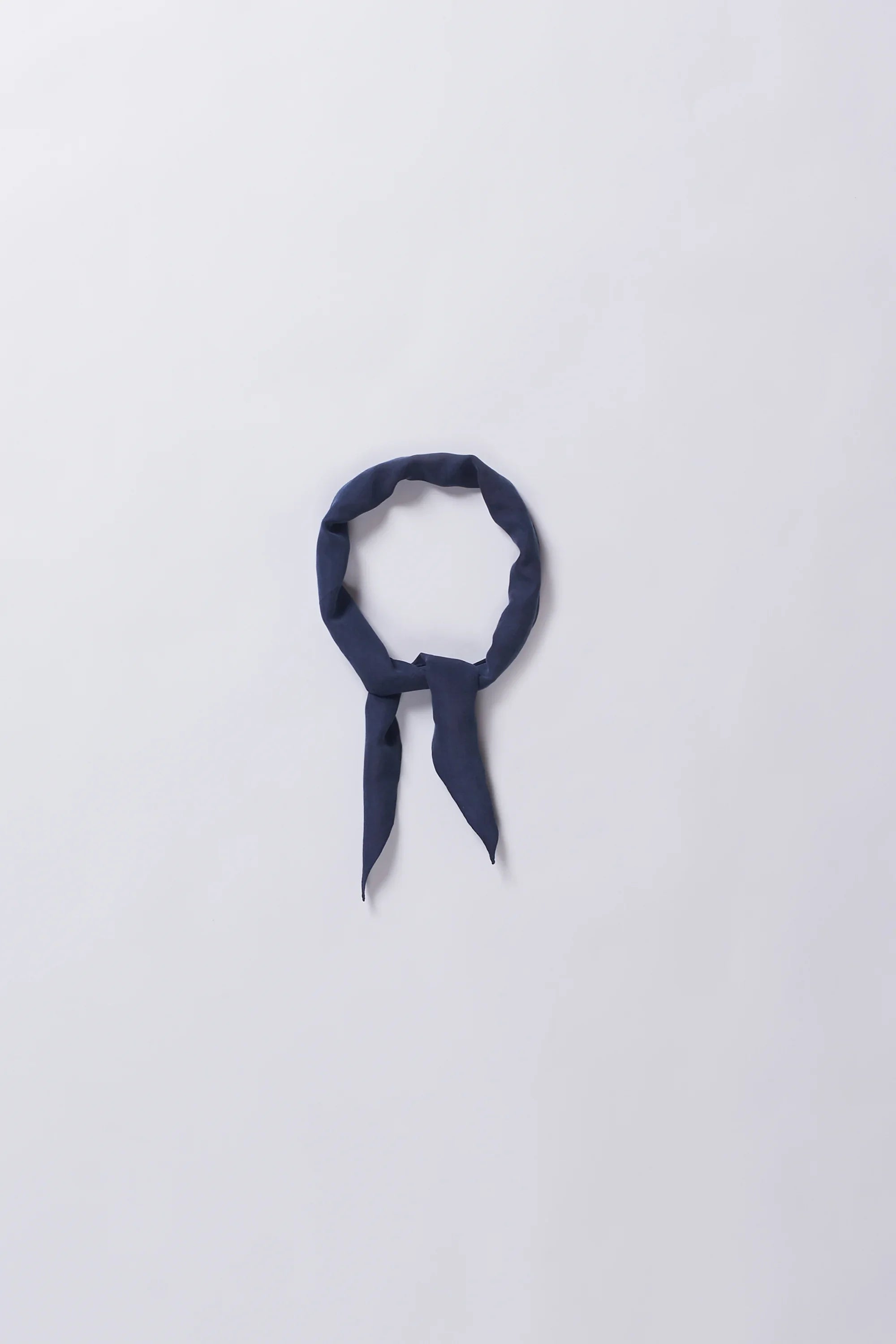 Silk Bandana in Medium indigo