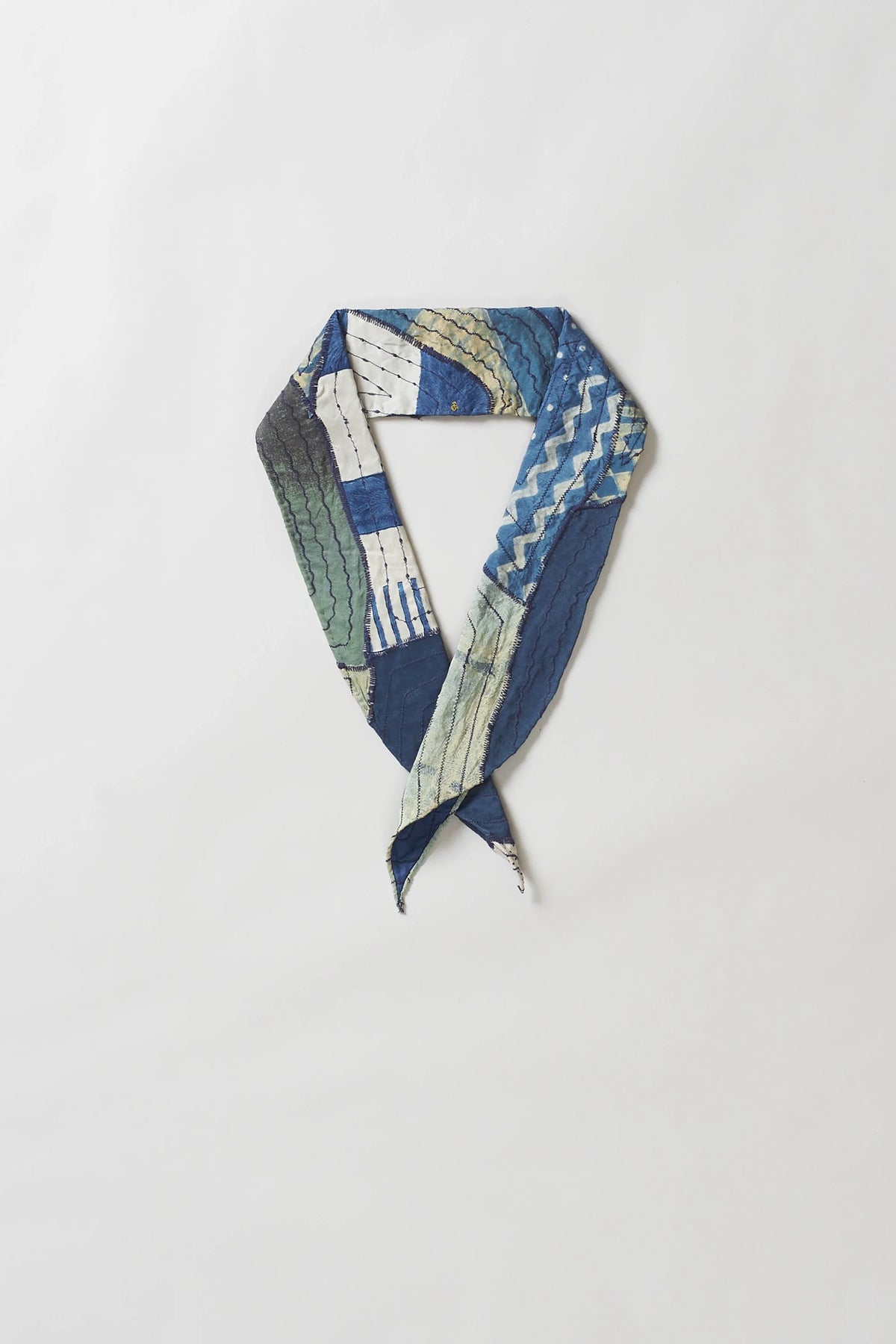 Patchwork Silk Bandana
