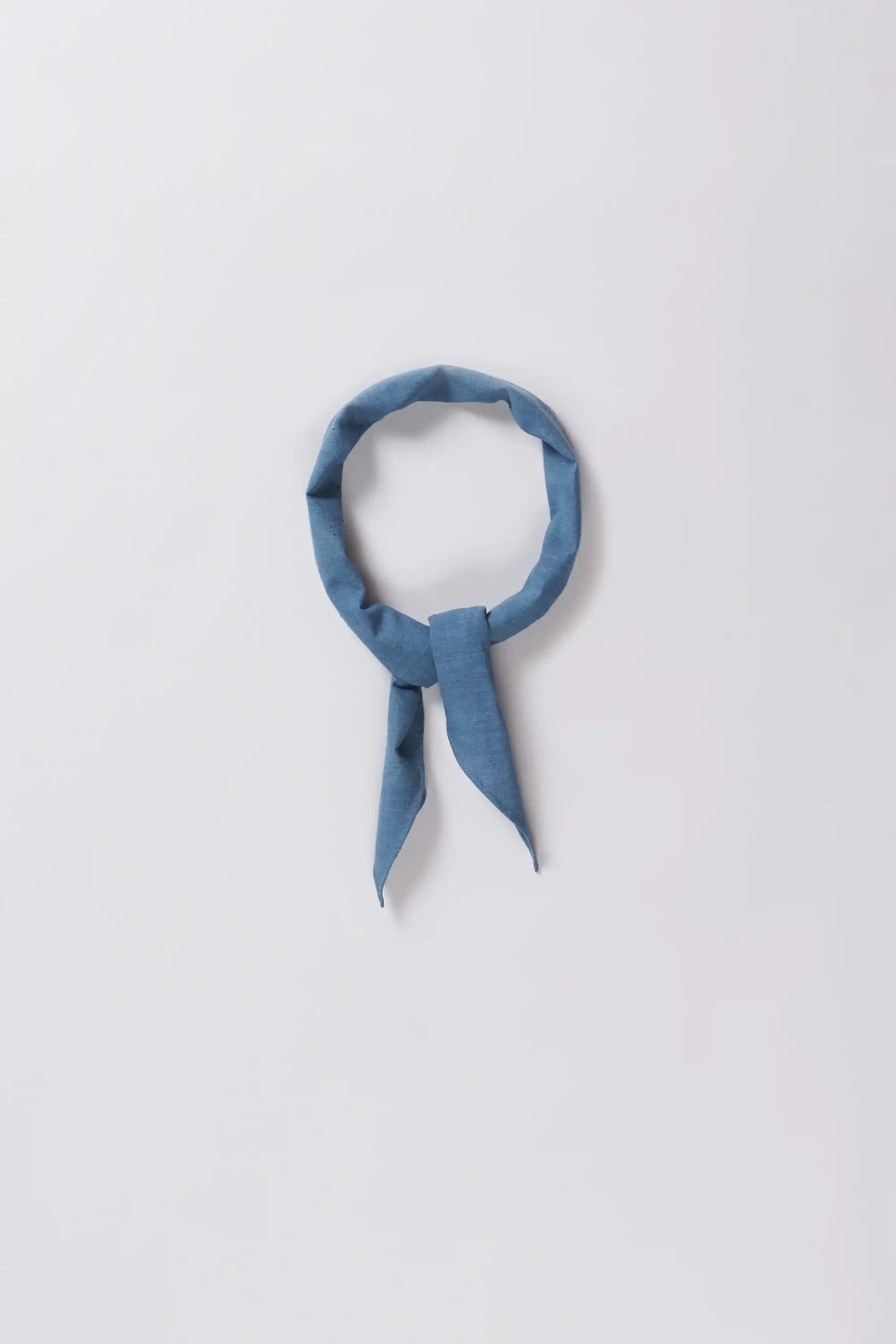 Powder blue cotton bandana
