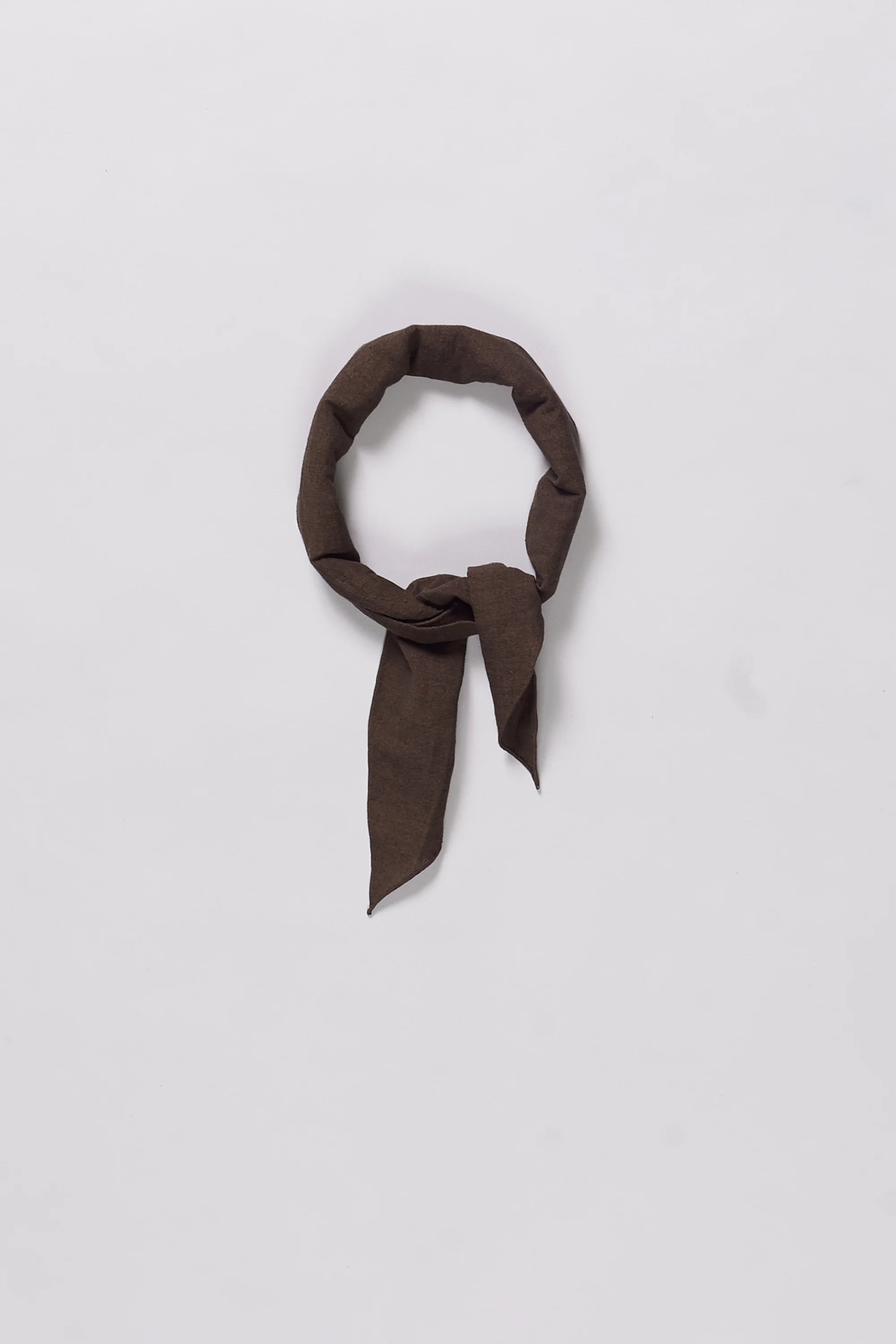 Cotton Bandana in Burnt Umber