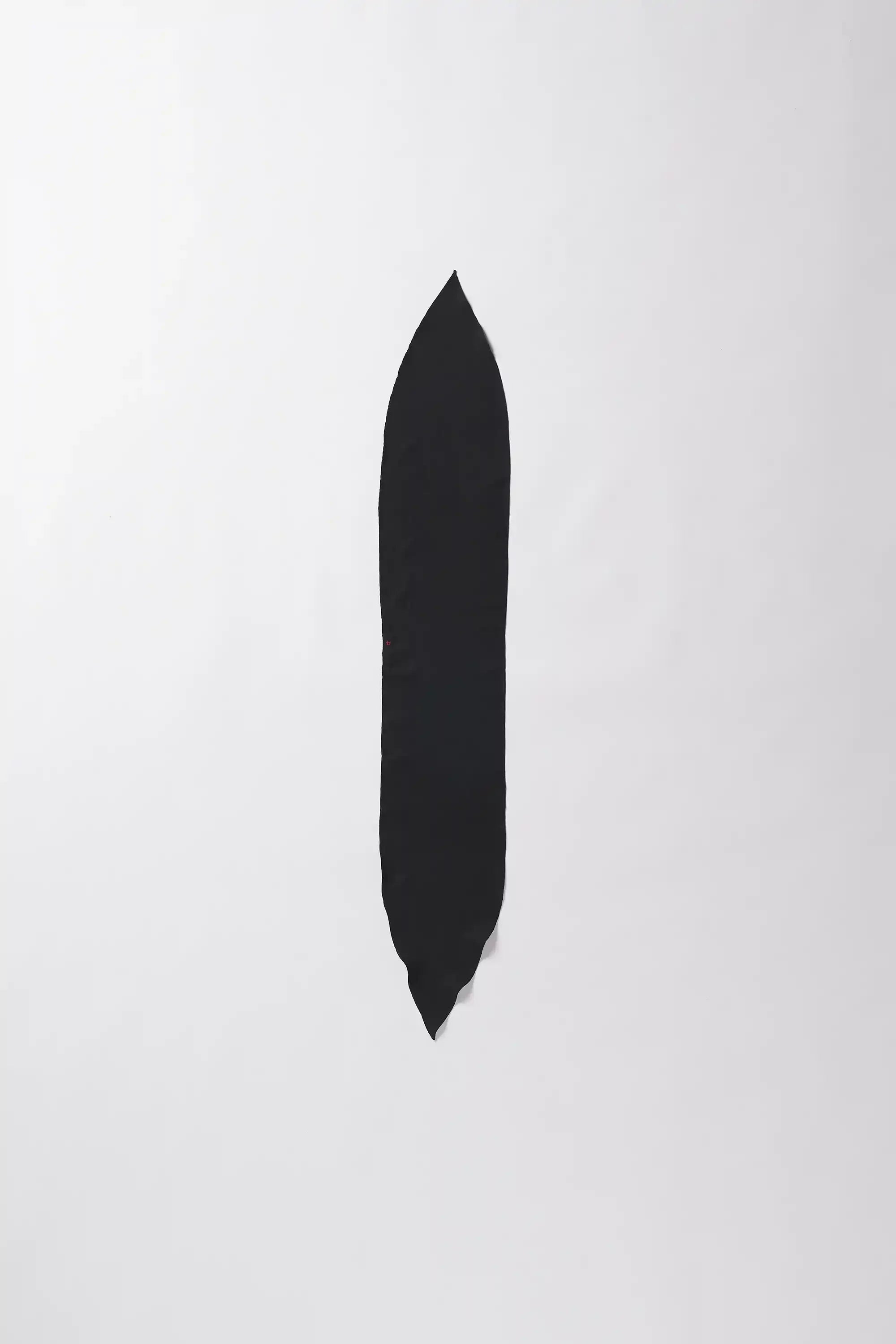 Black bandana full image on a grey background