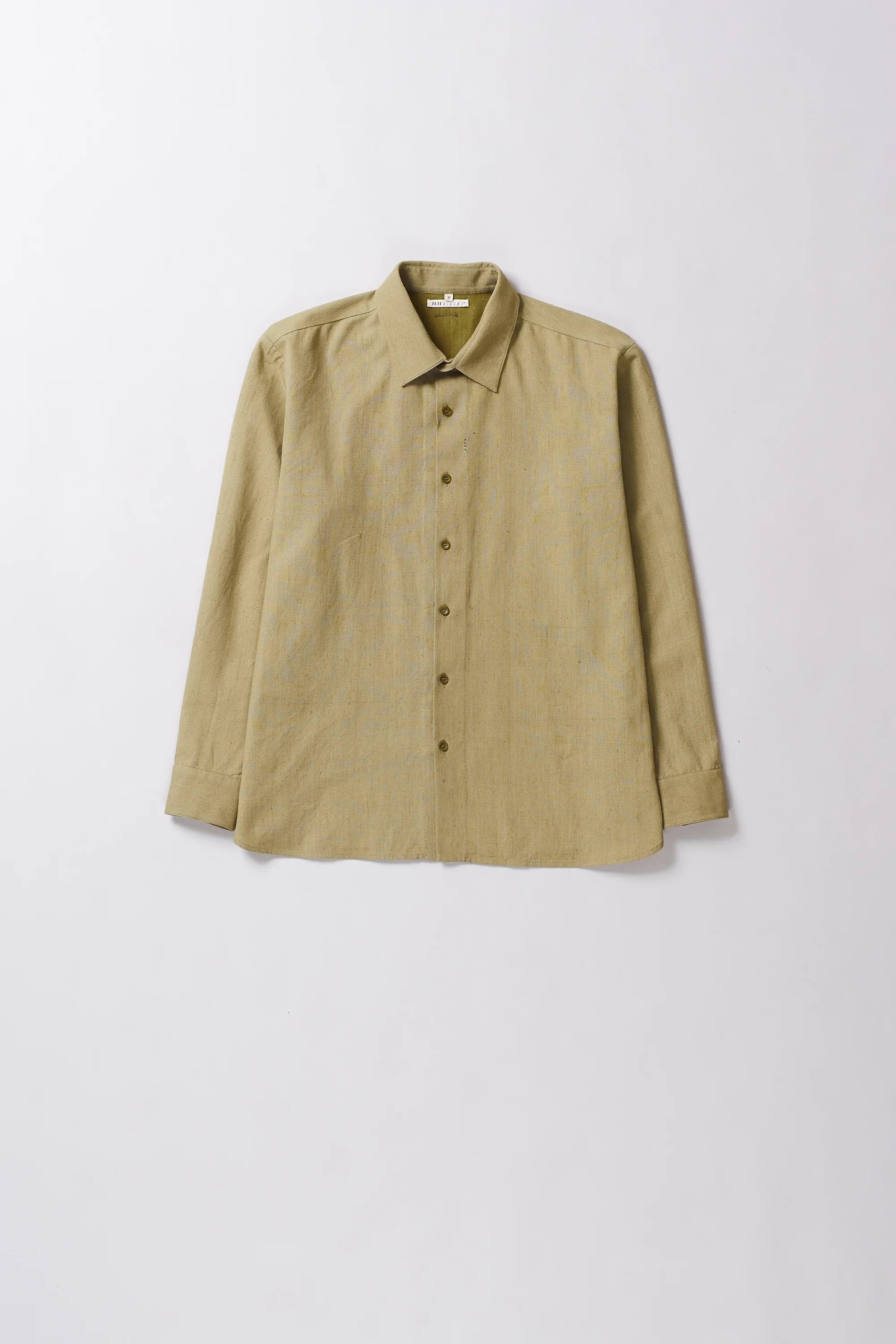 Beige button-up shirt