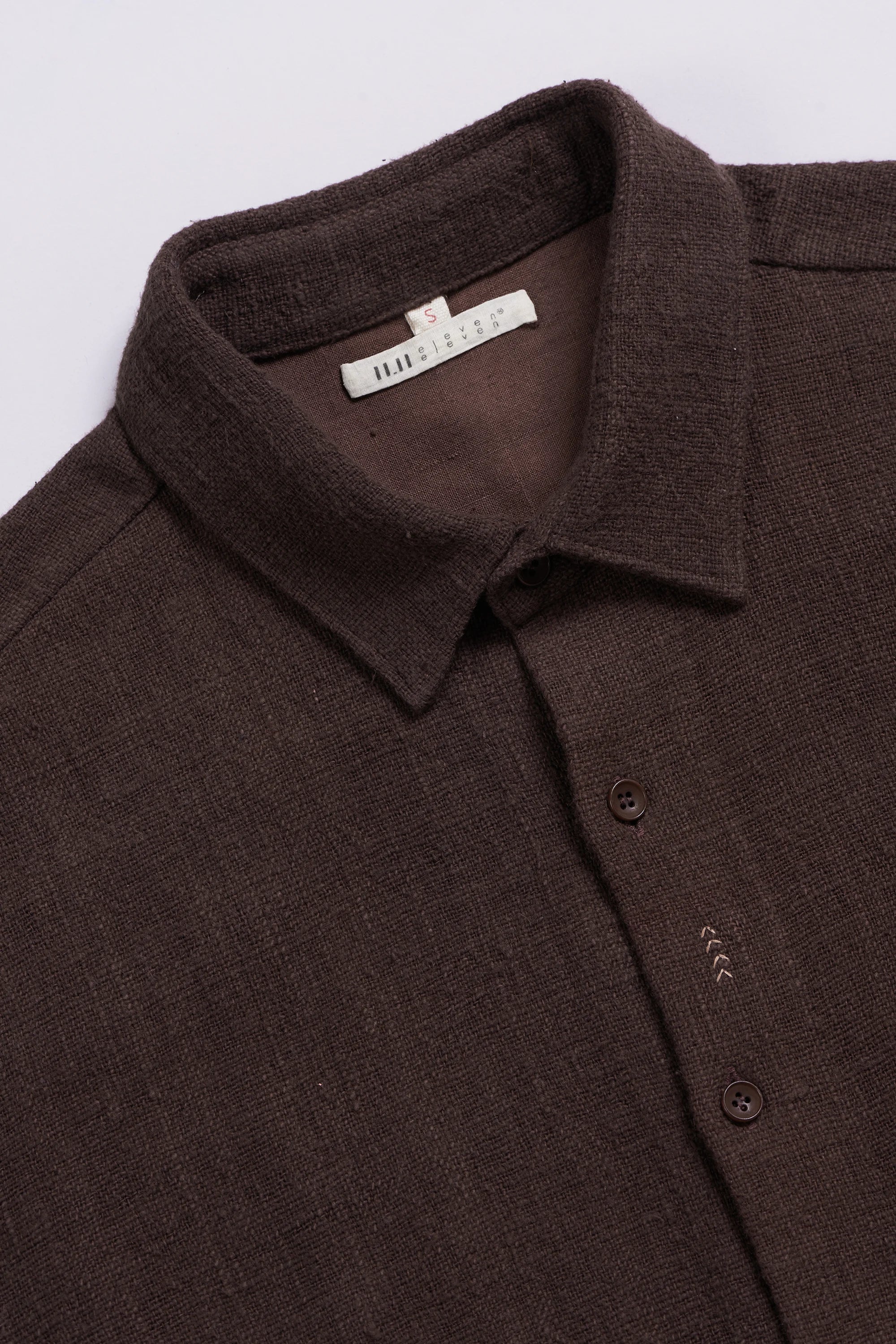 RELAXED FIT SHIRT IN BURNT UMBER