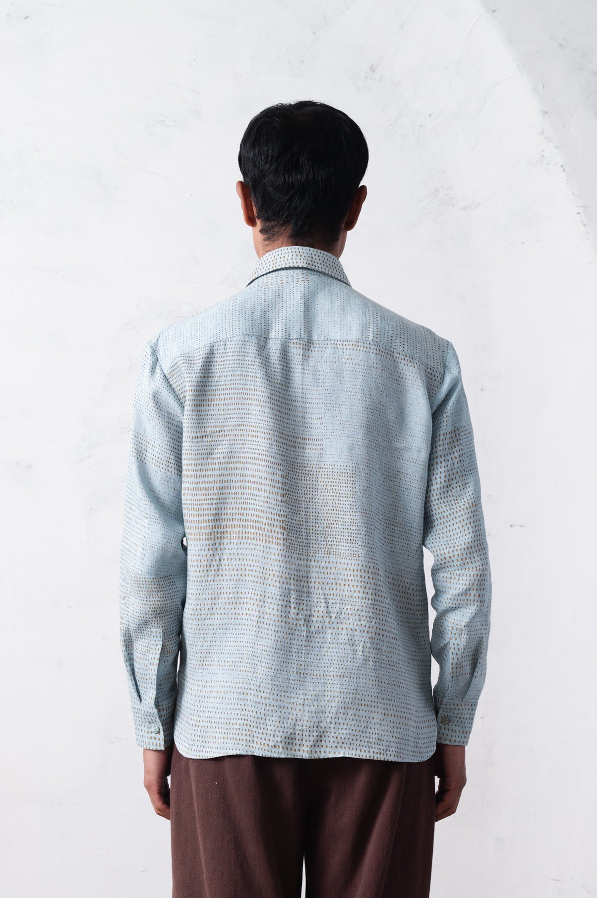 Sky Indigo Linen Shirt