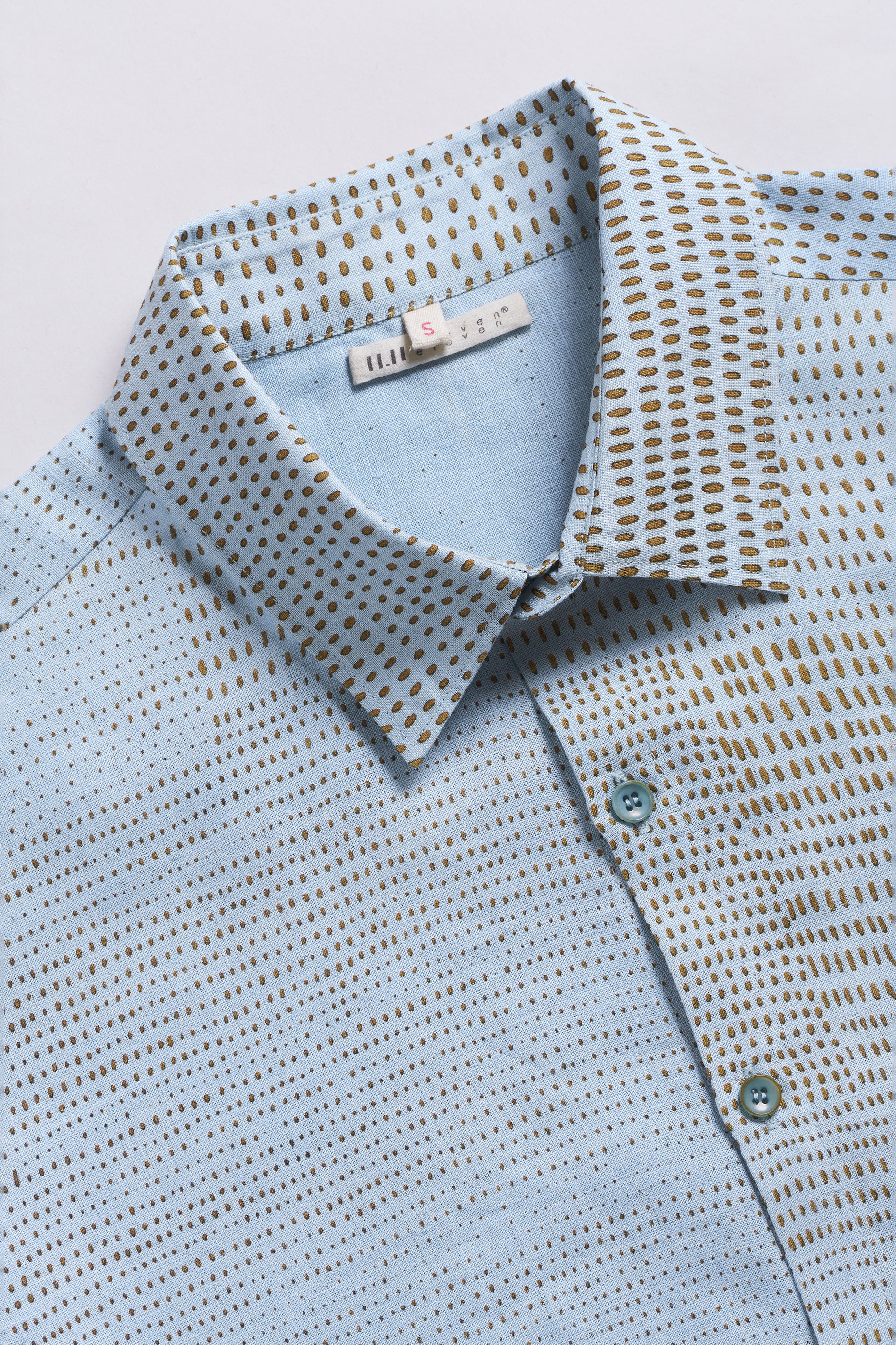 Sky Indigo Linen Shirt