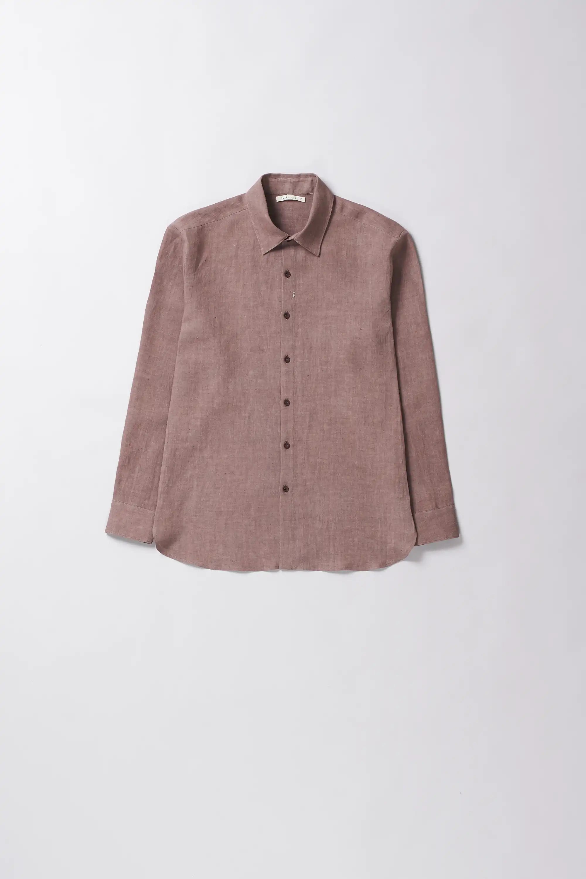 Old rose linen shirt