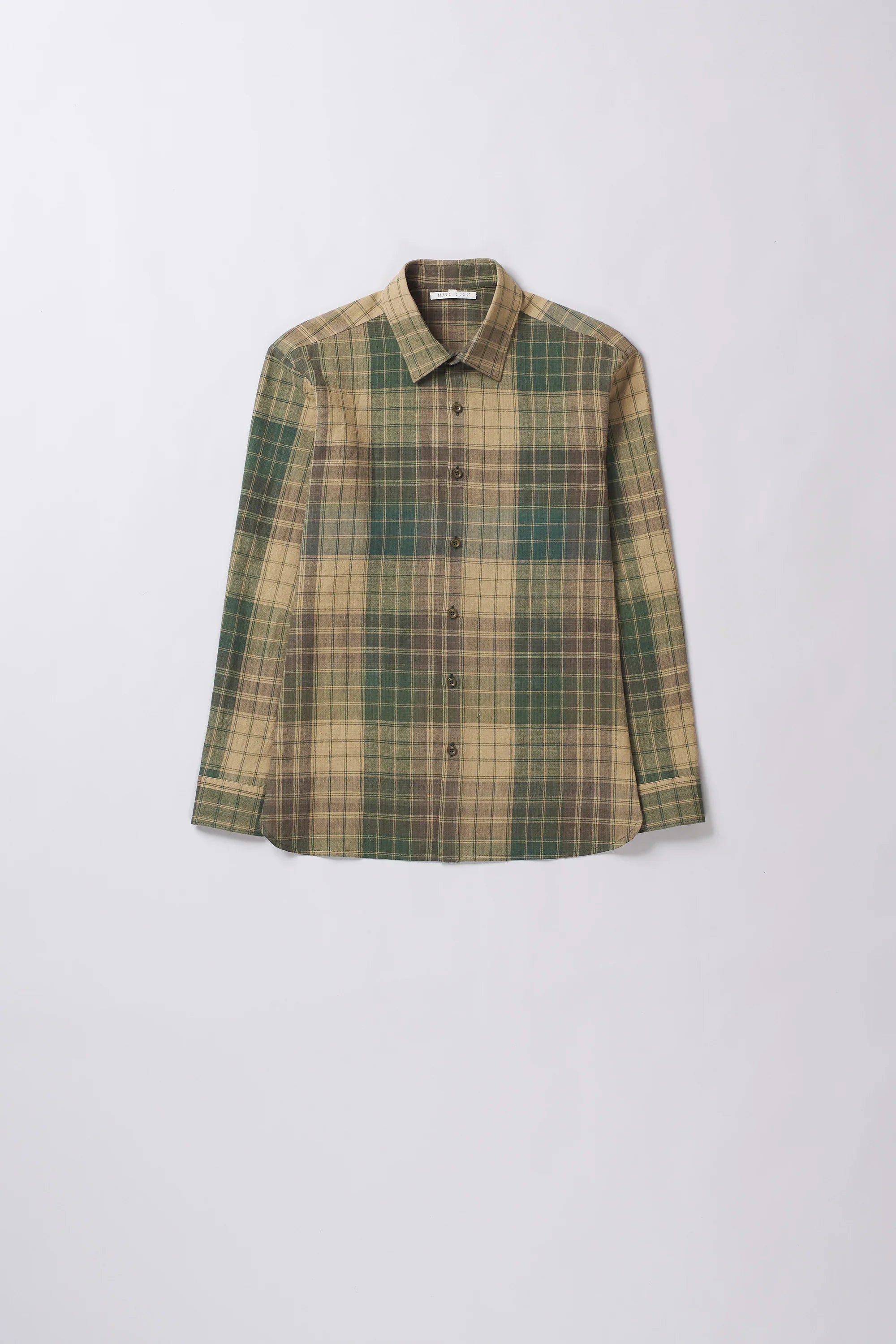 Yarn Dyed Shirt in Jade Green