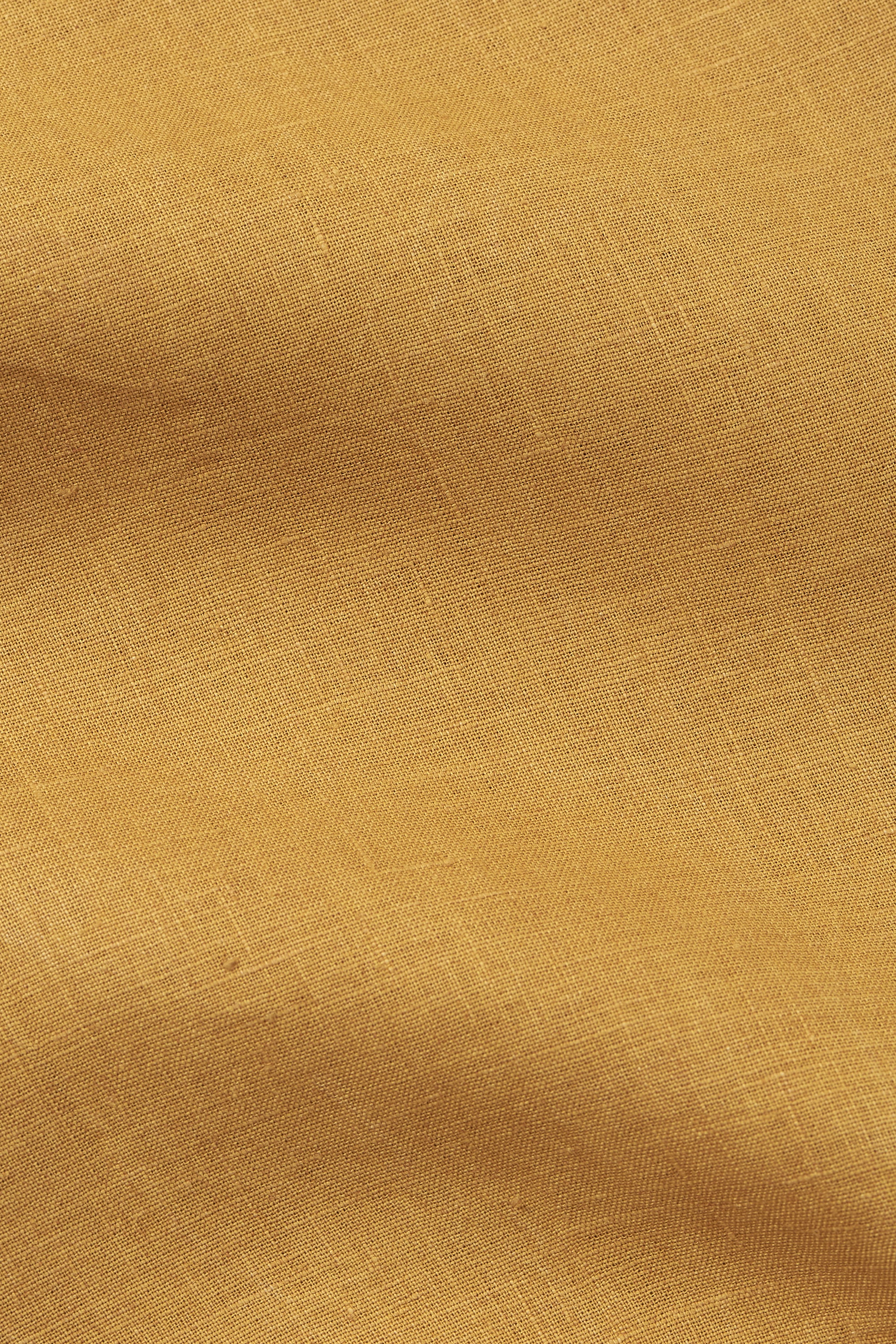 LINEN CAMP COLLAR SHIRT
