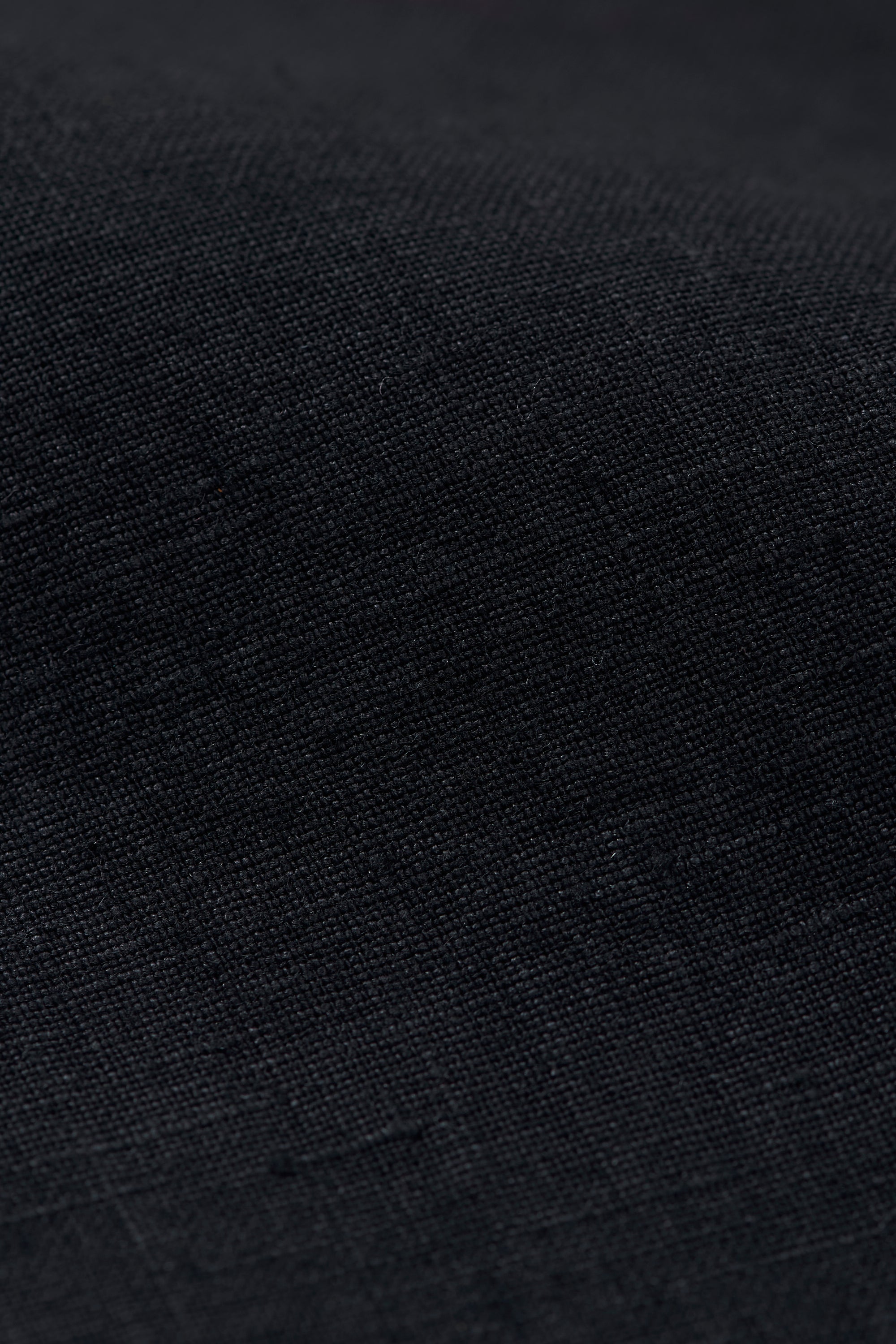 Black Camp Collar Shirt
