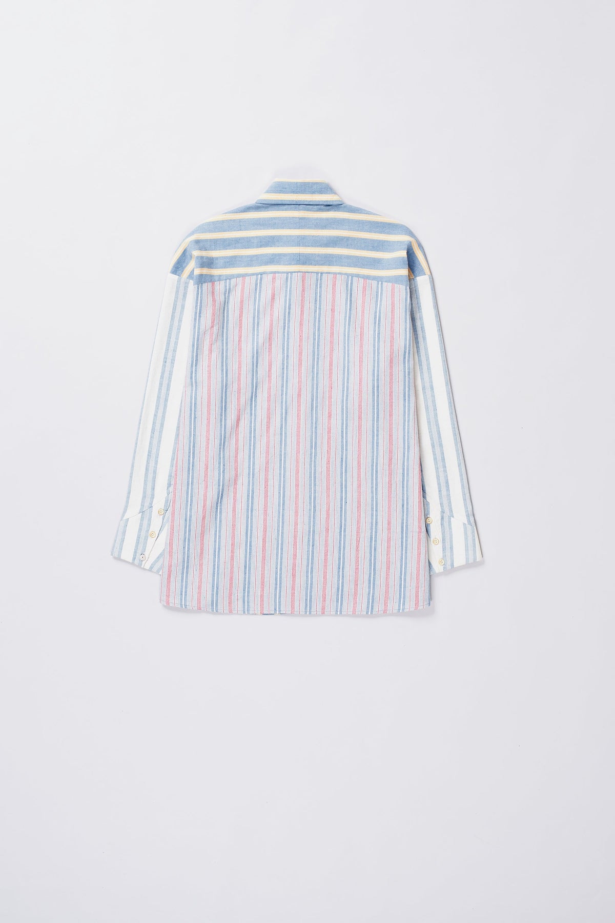 Back image of a multi colour shirt