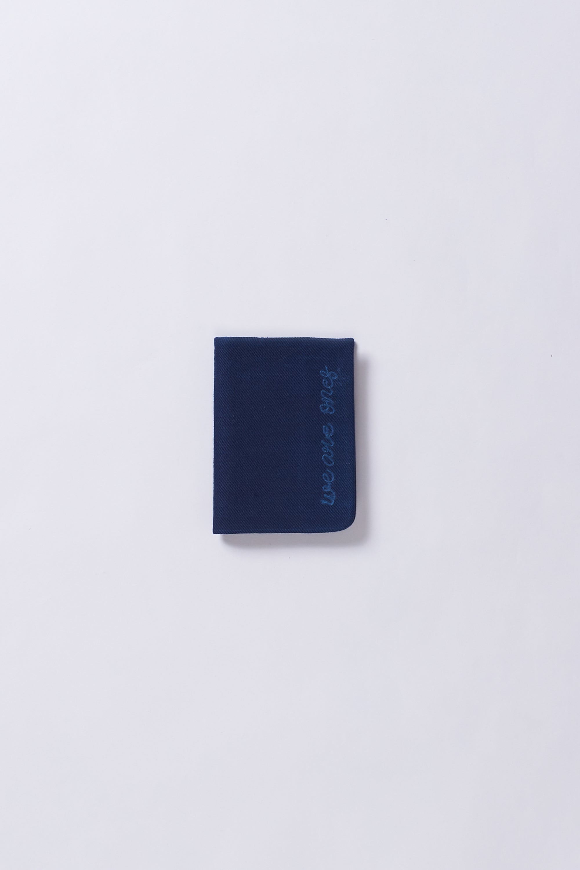 Screen Printed Diary in Medium indigo