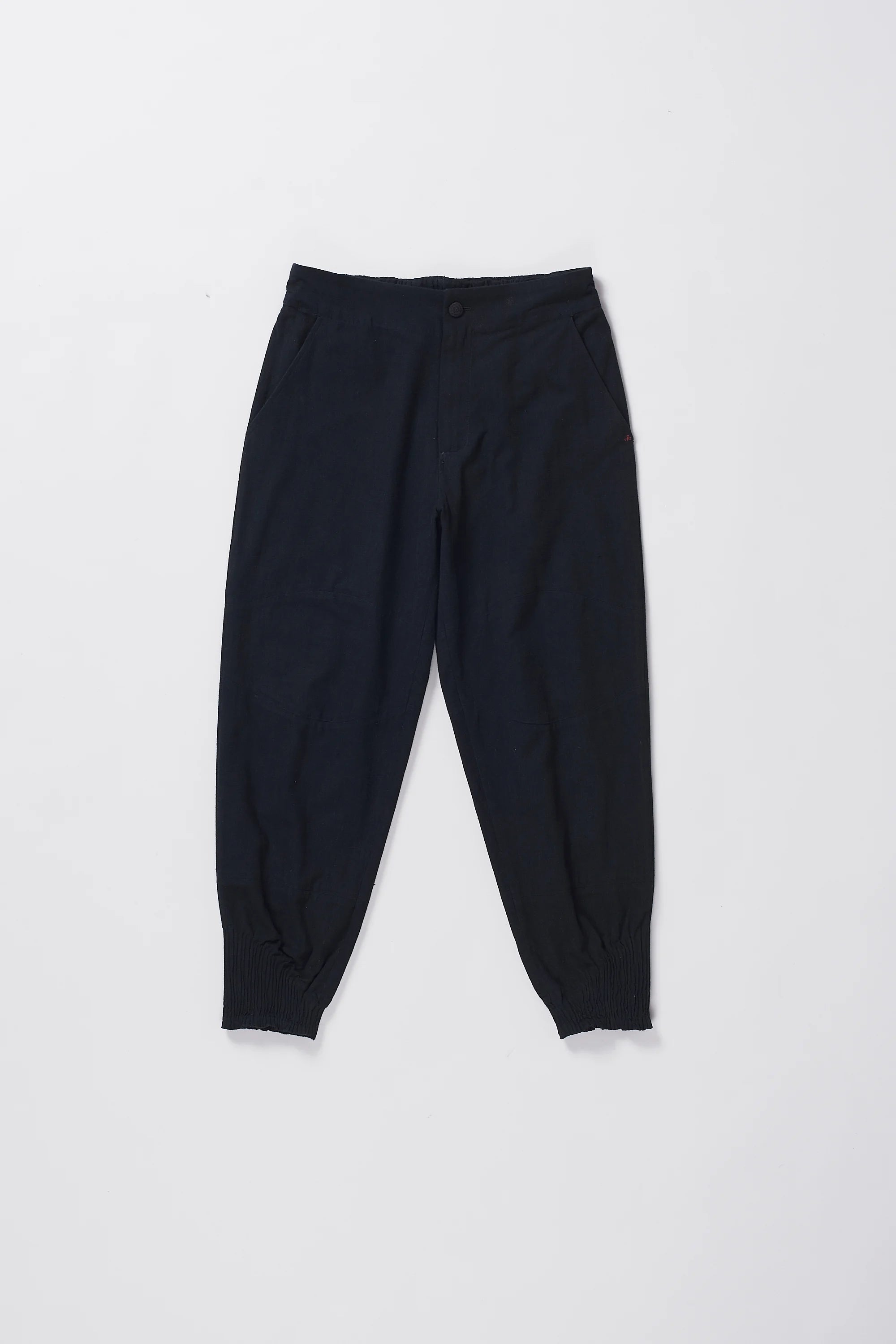 Woven Black Joggers