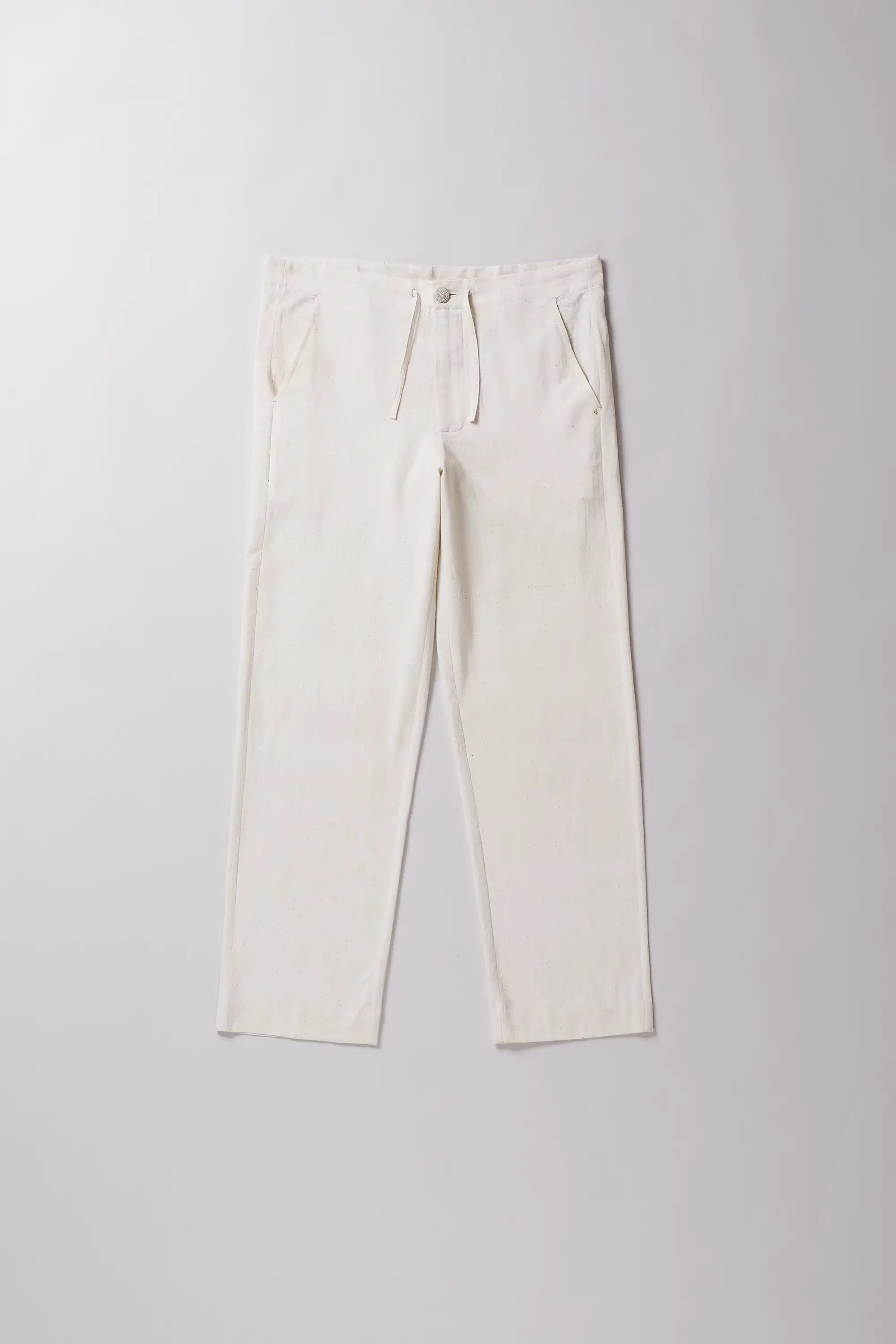 Off-White Drawstring Denim Trousers