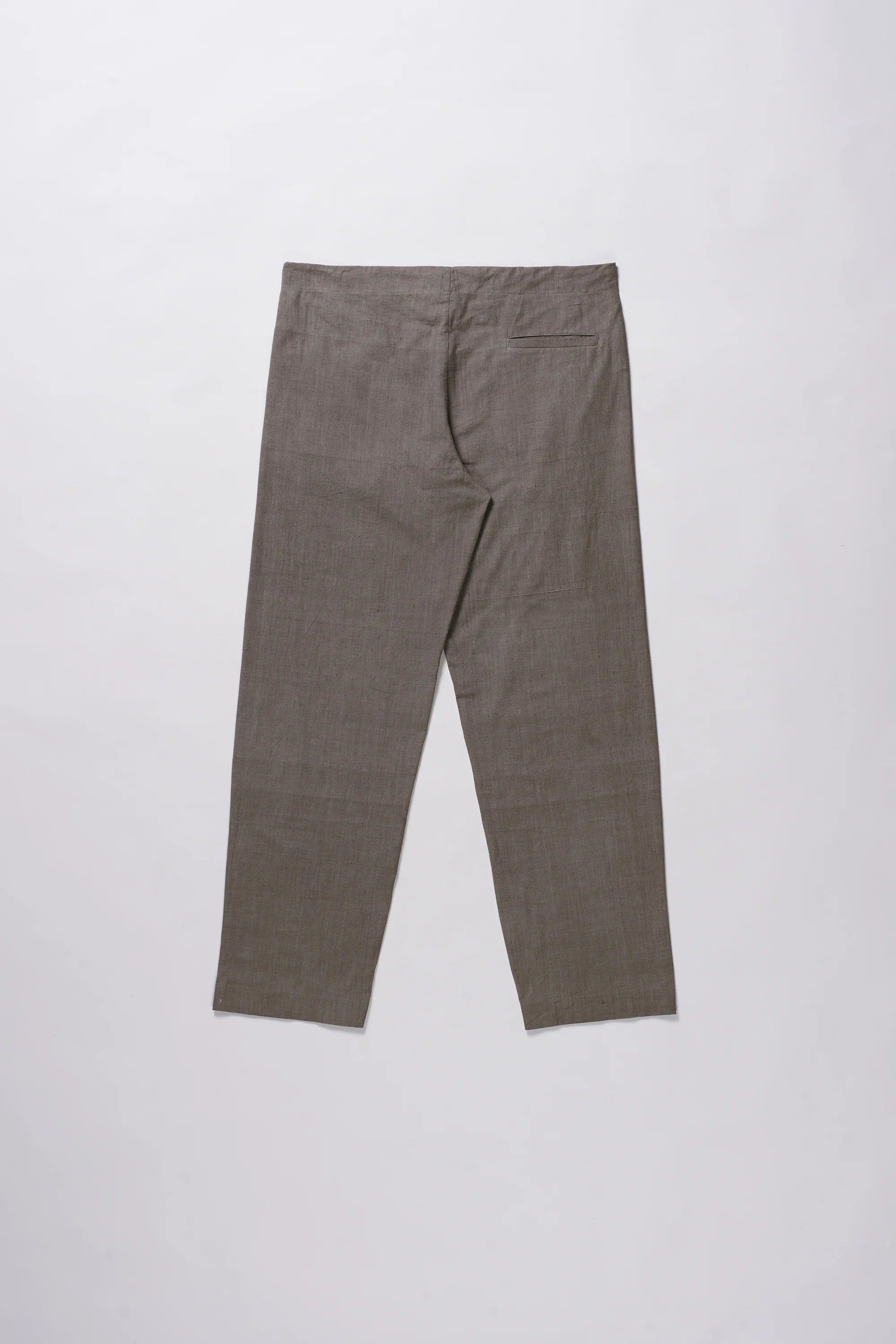 Ash Grey Drawstring Cotton Pant