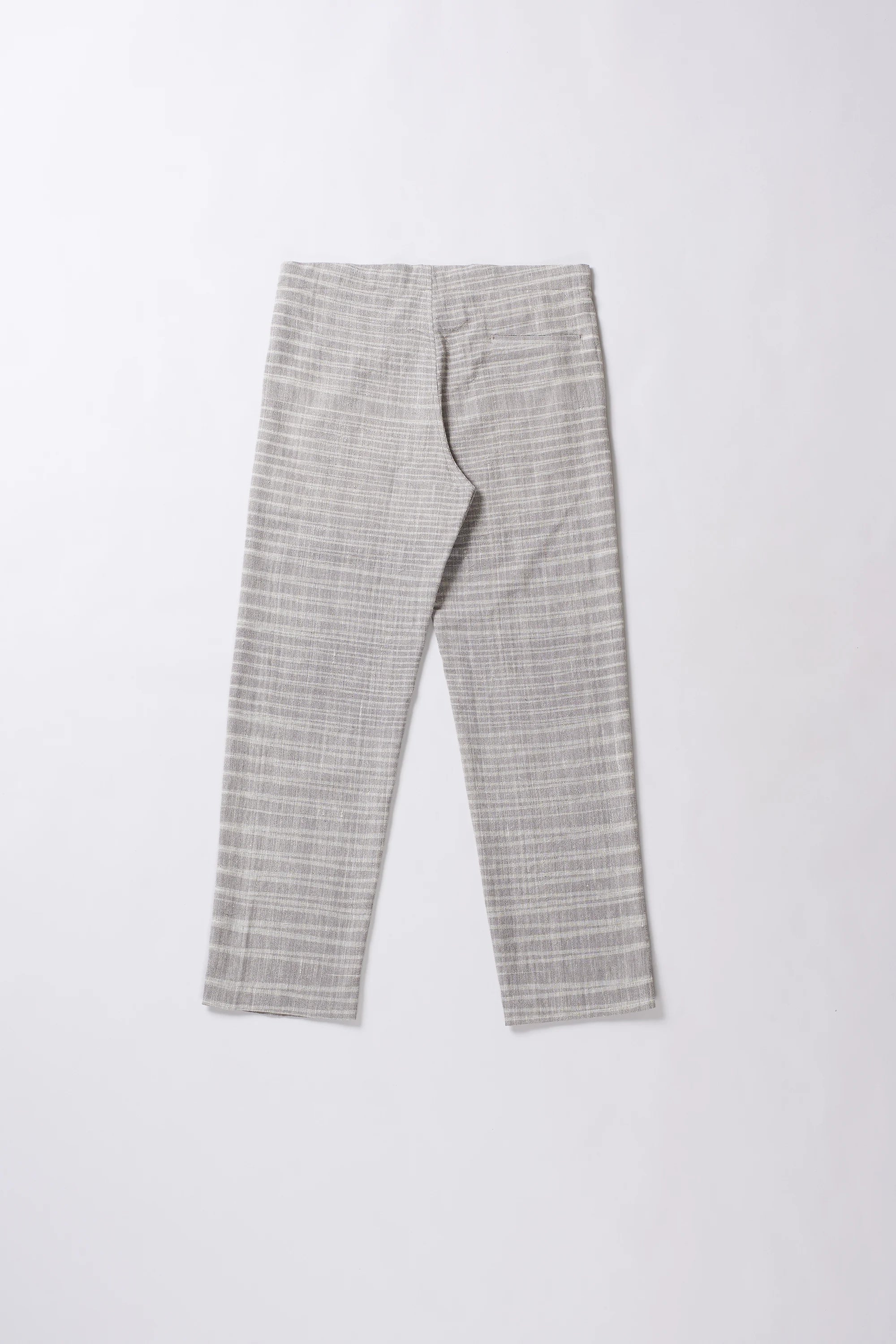 Smoke Unisex Drawstring Ikkat Trousers