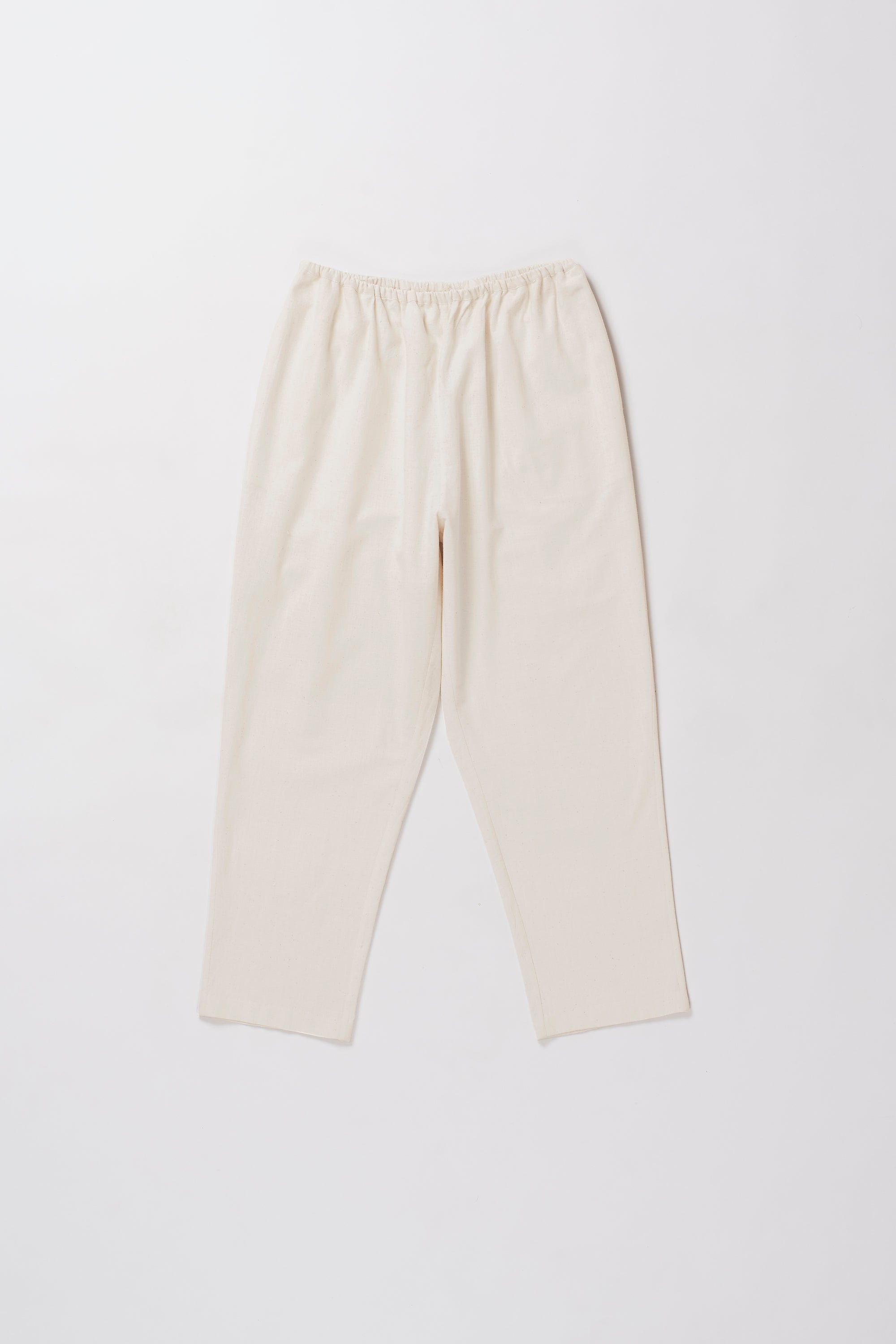 Ecru elastic pant