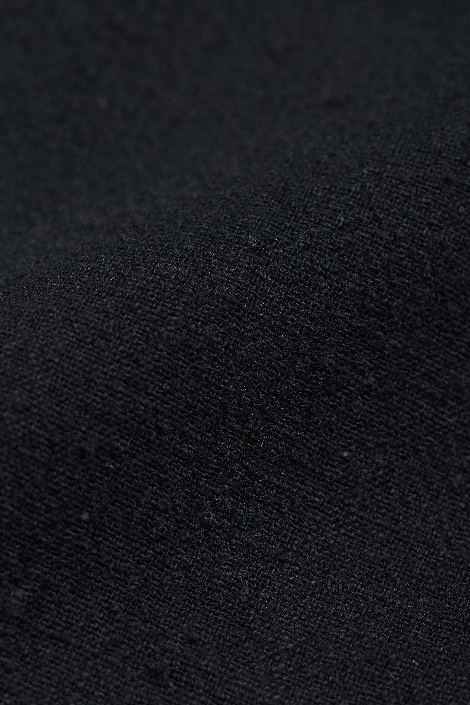 Cotton Elastic Pants in Black