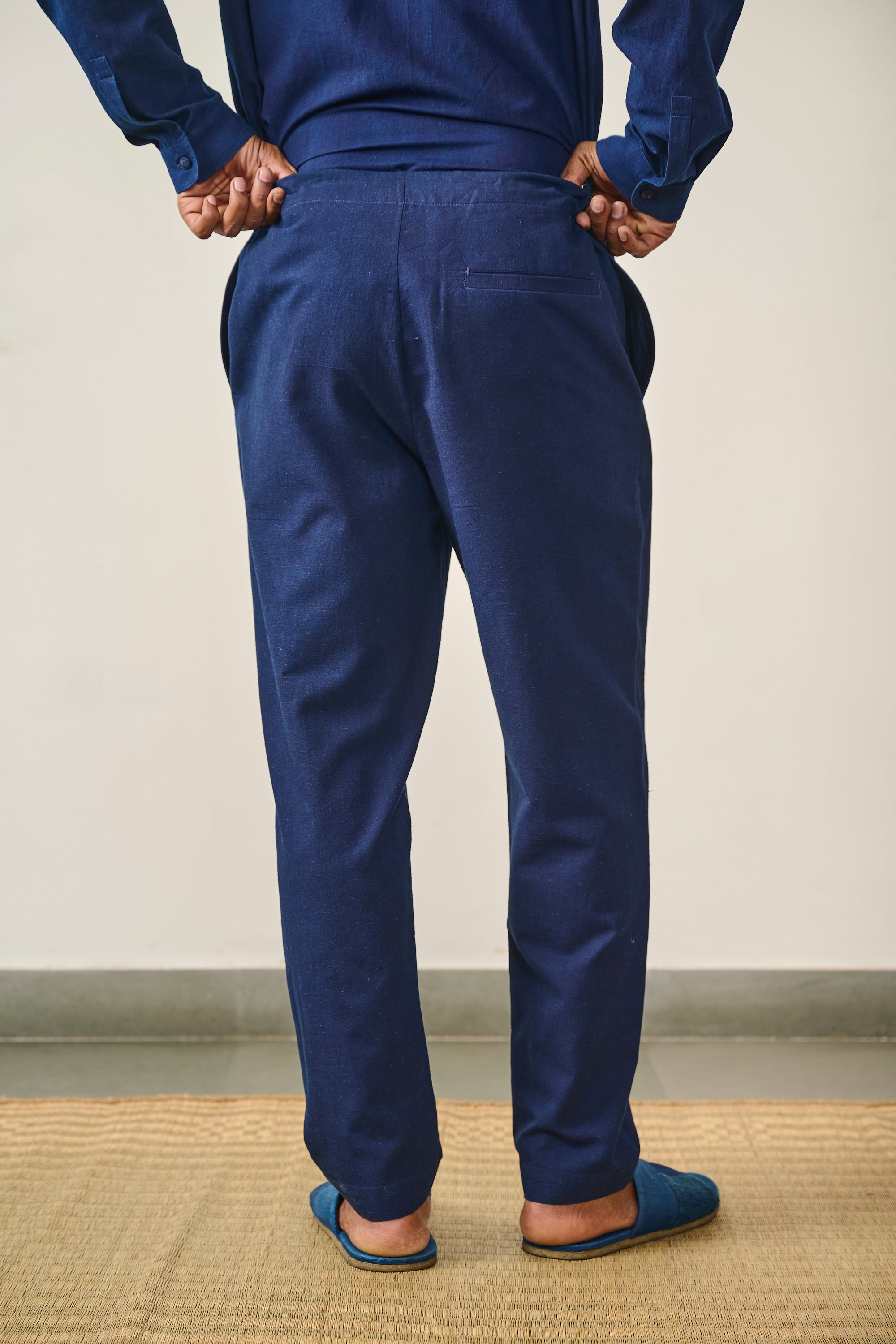 INDIGO STRING PANTS