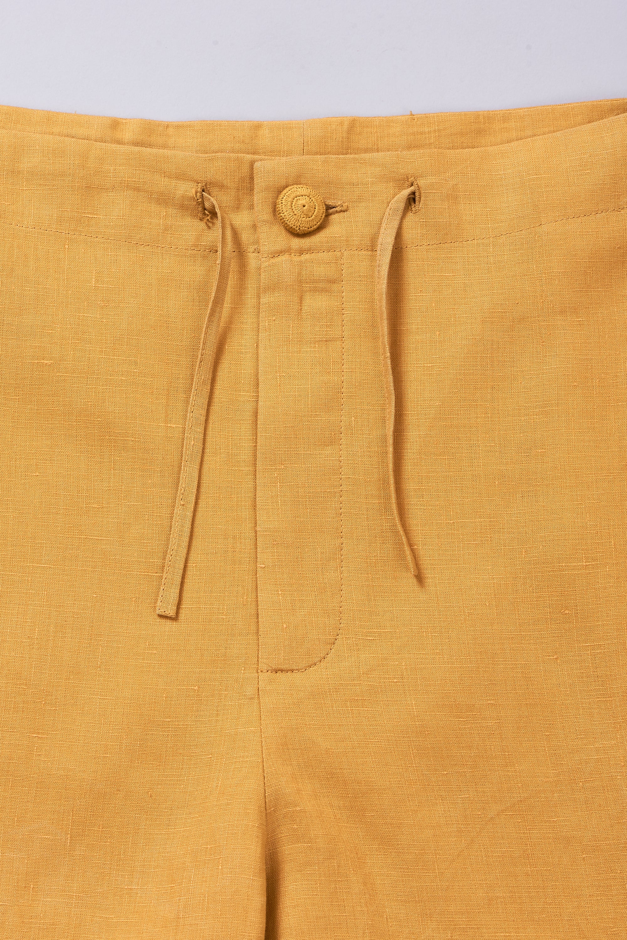 Mustard Yellow String Pants