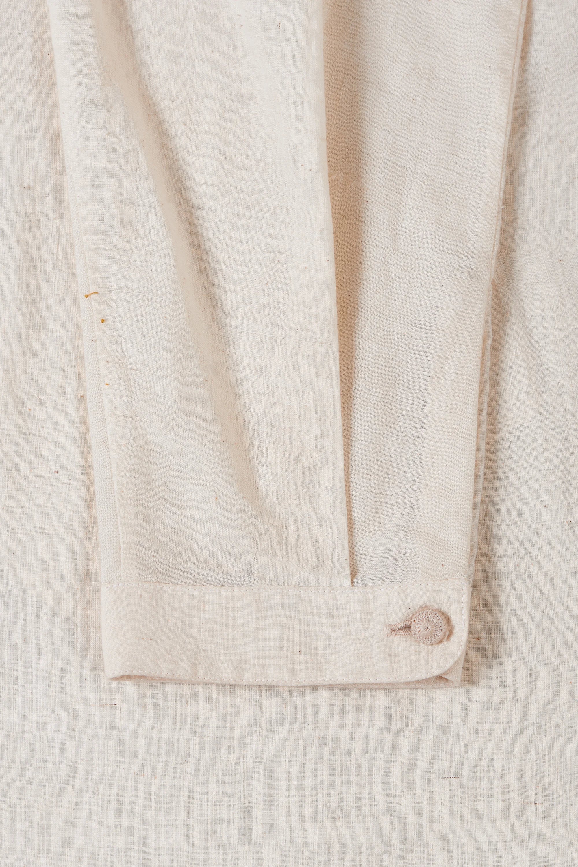 ECRU KIMONO FULL SLEEVE SHIRT
