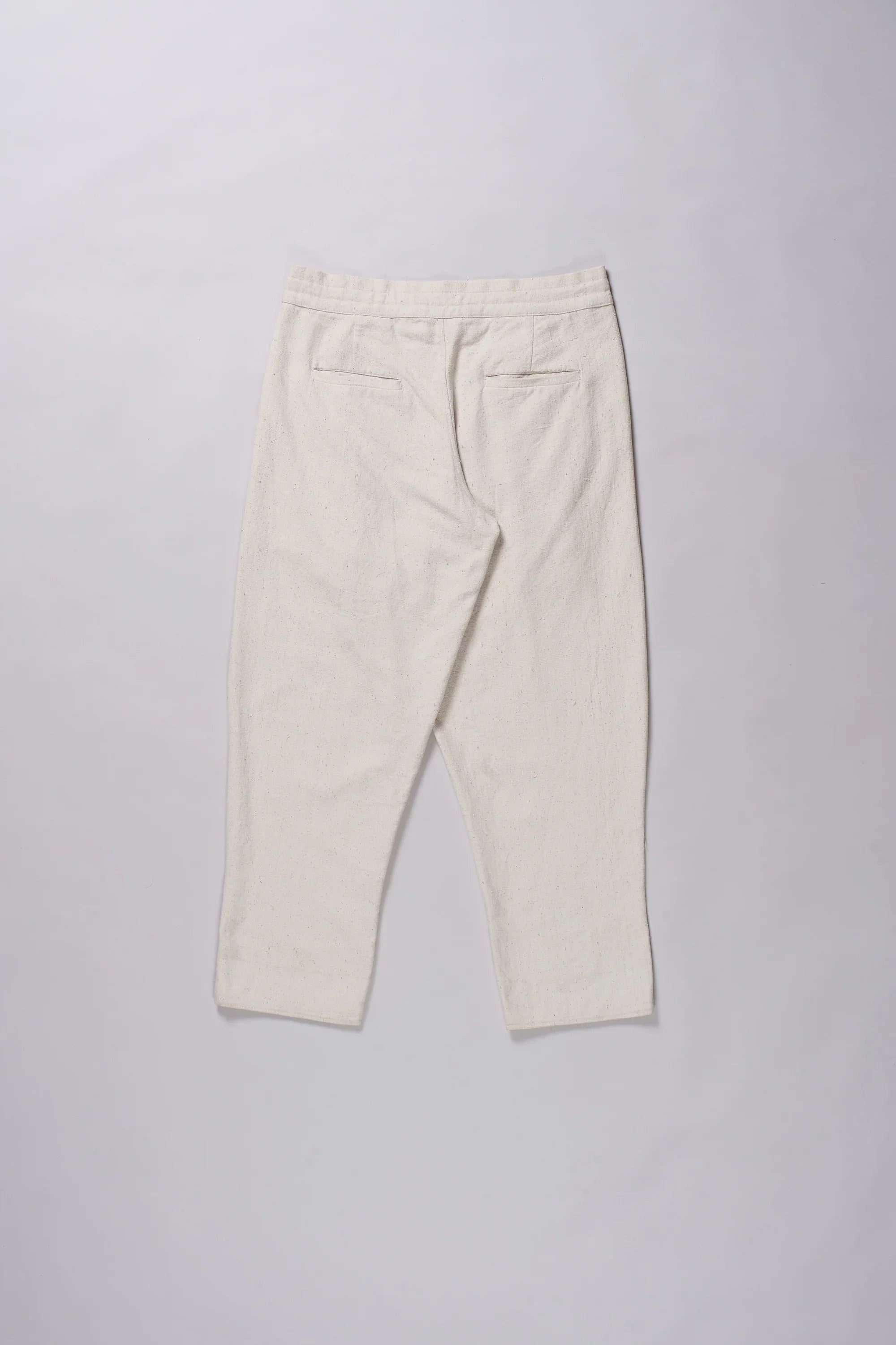 HANDSPUN ORGANIC COTTON ECRU PANT