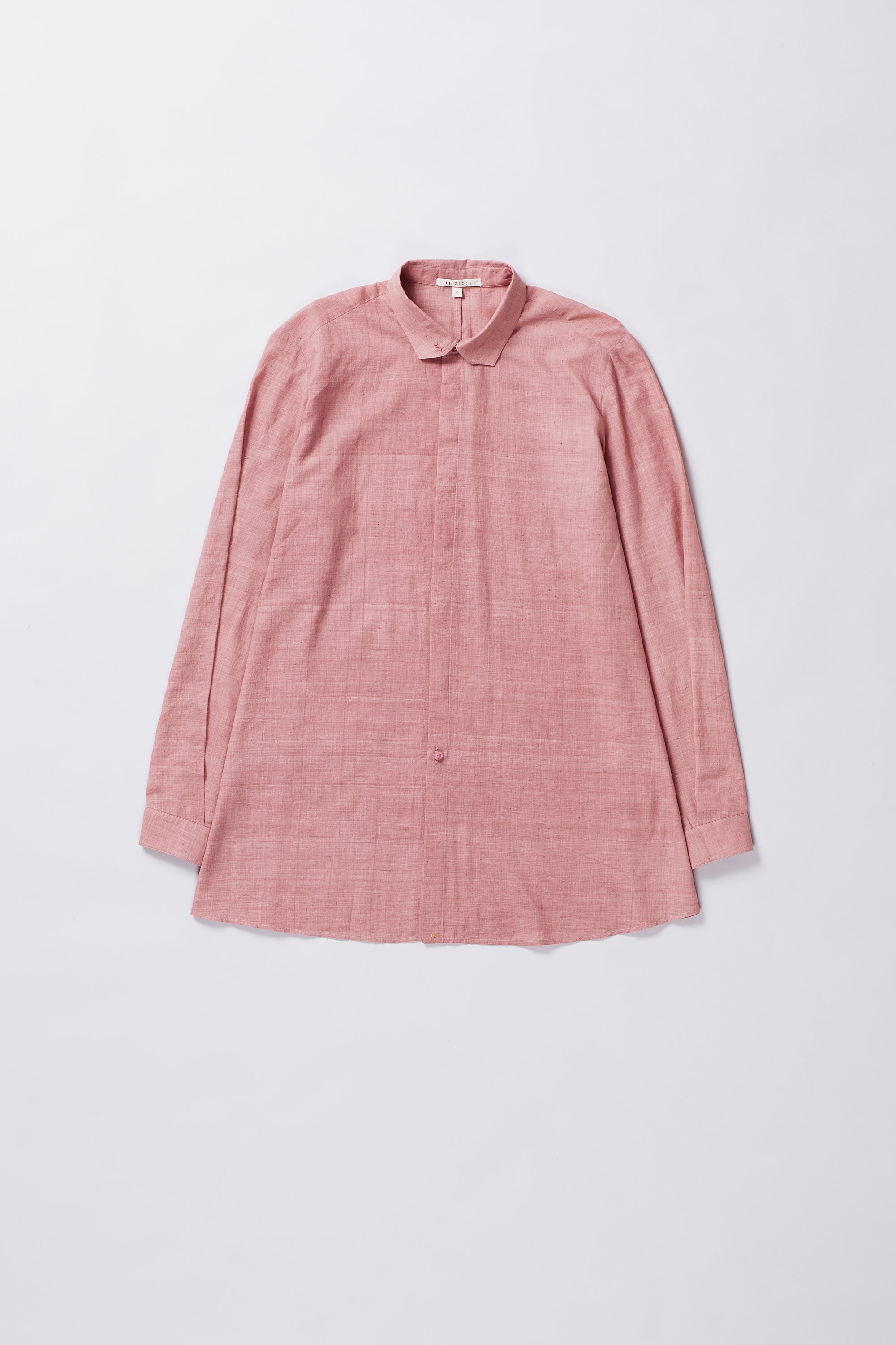 CONCEALED PLACKET SHIRT
