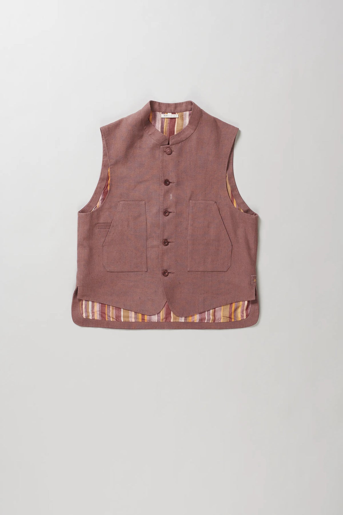 Dusky Mauve Relaxed Fit Vest