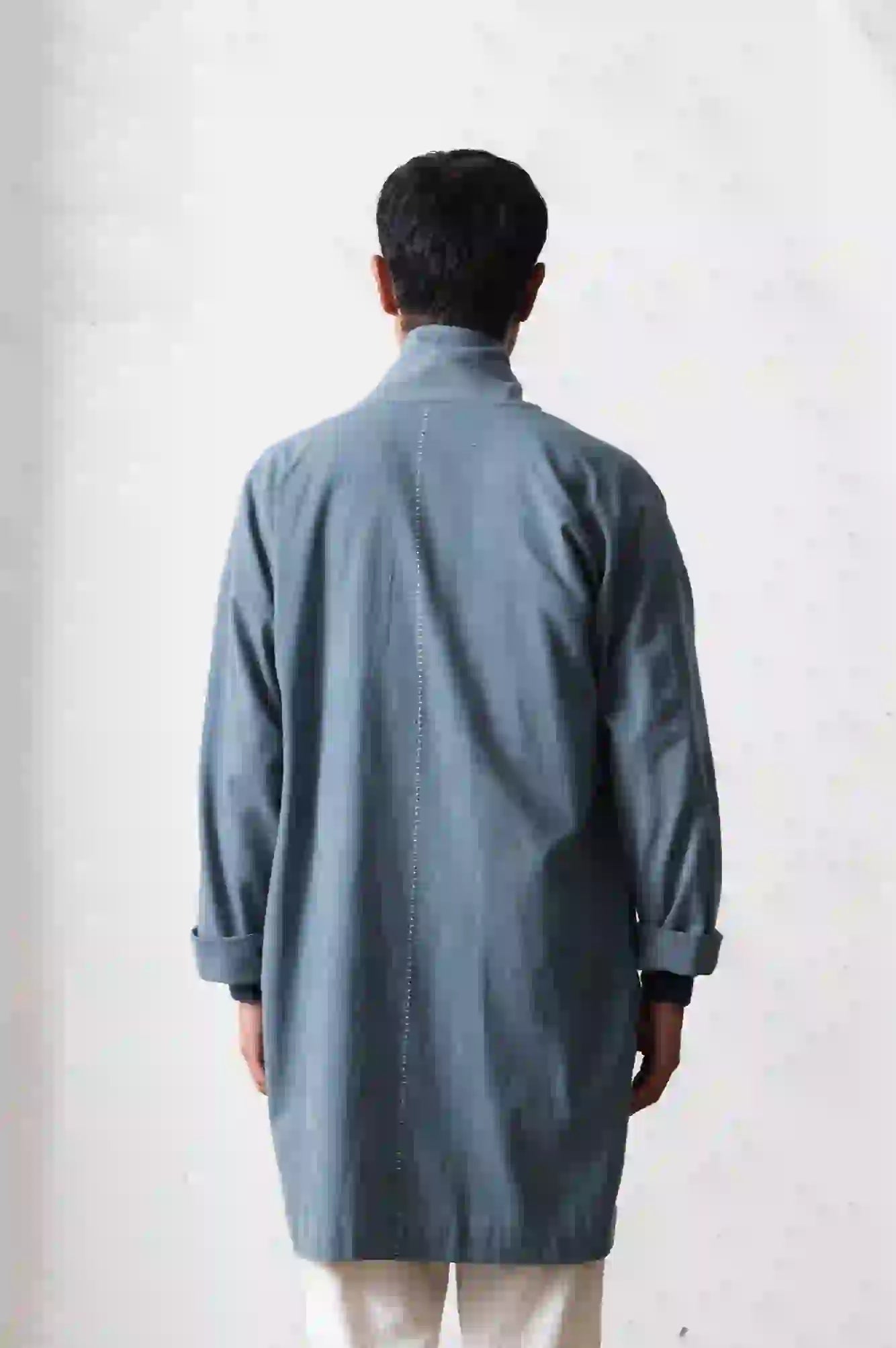 Powder Blue Kimso Shacket