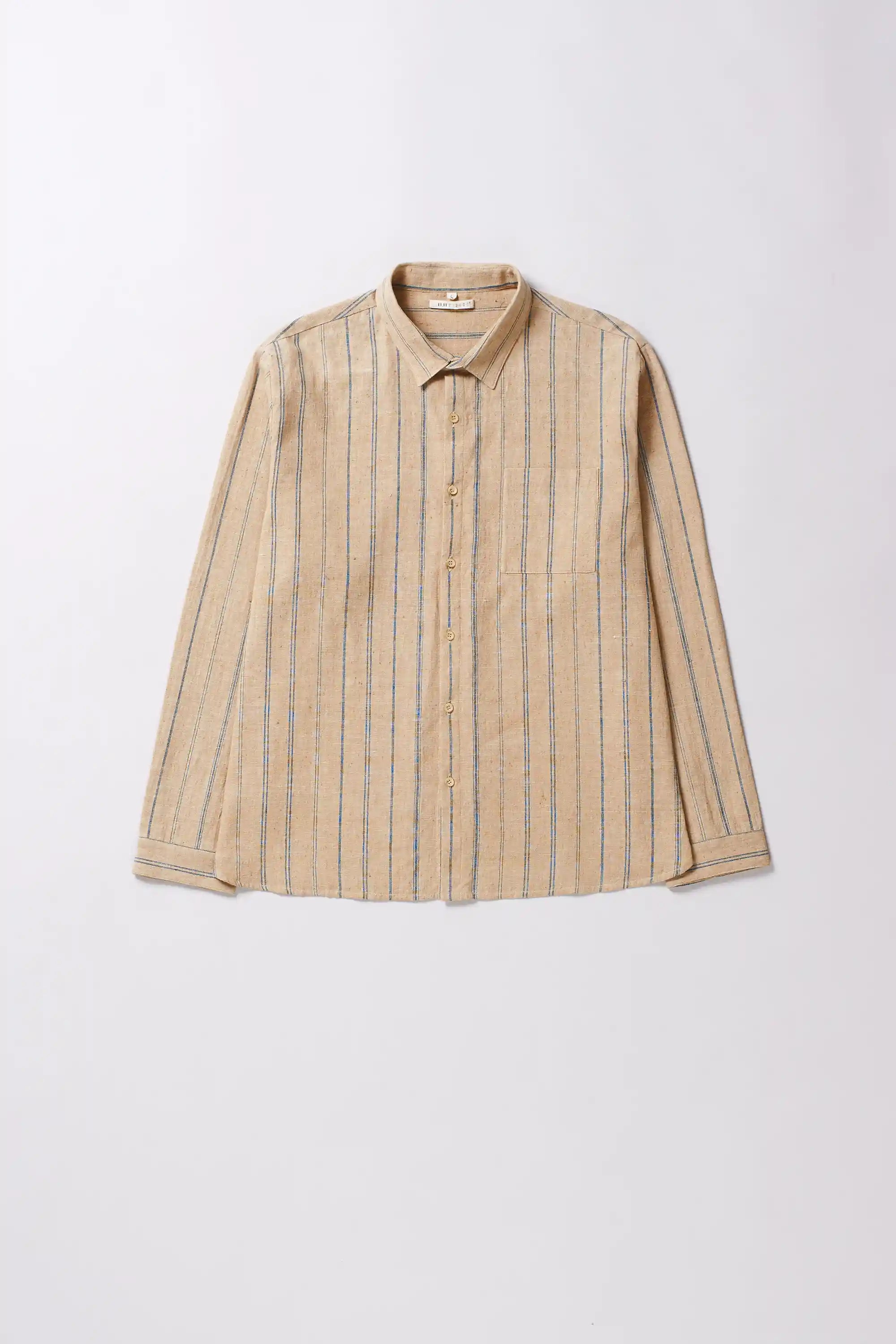 Yarn-Dyed Lovers Shirt in Camel