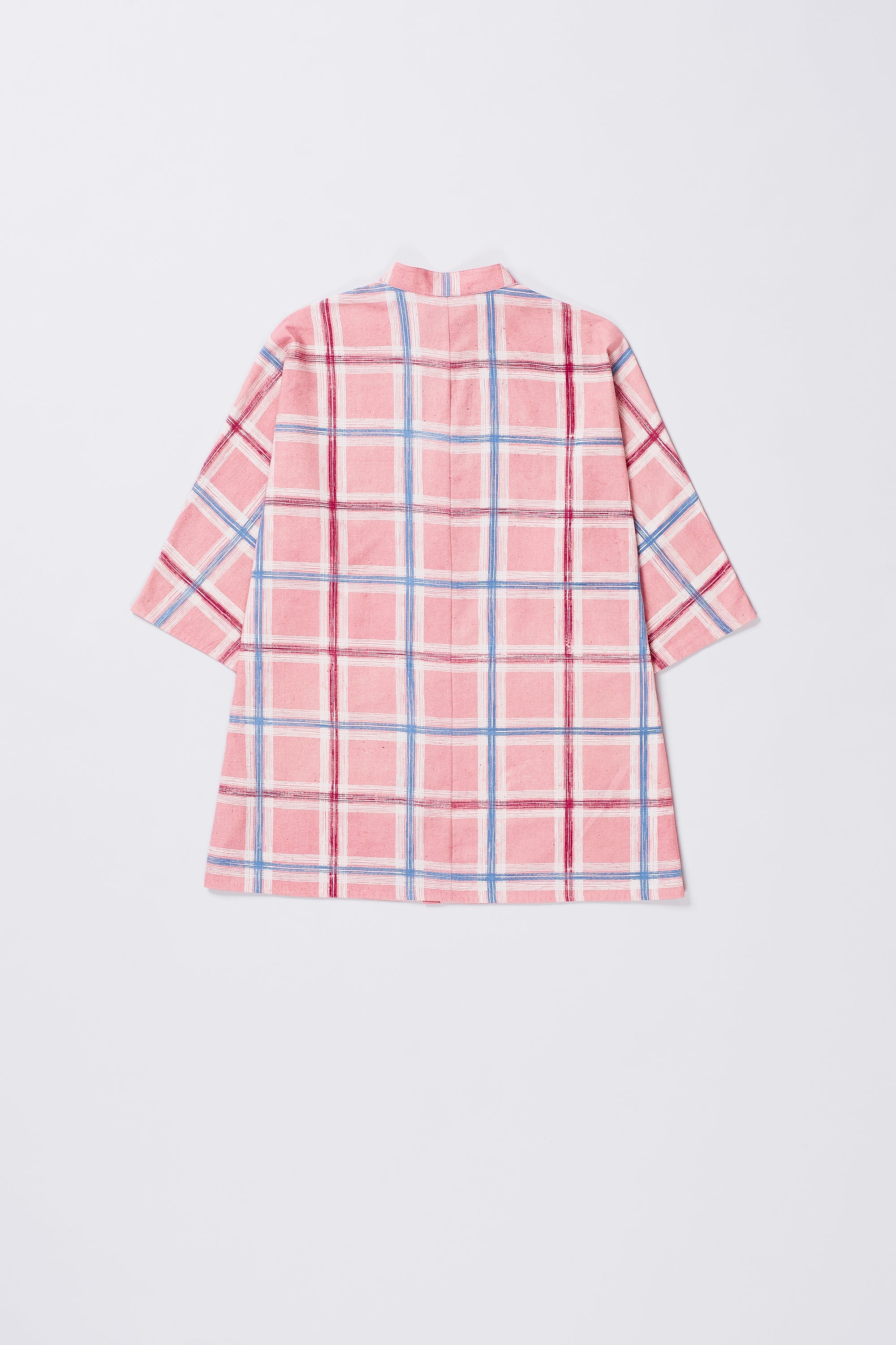 MULTI COLOURED STRIPED KIMONO HALF SLEEVE SHIRT