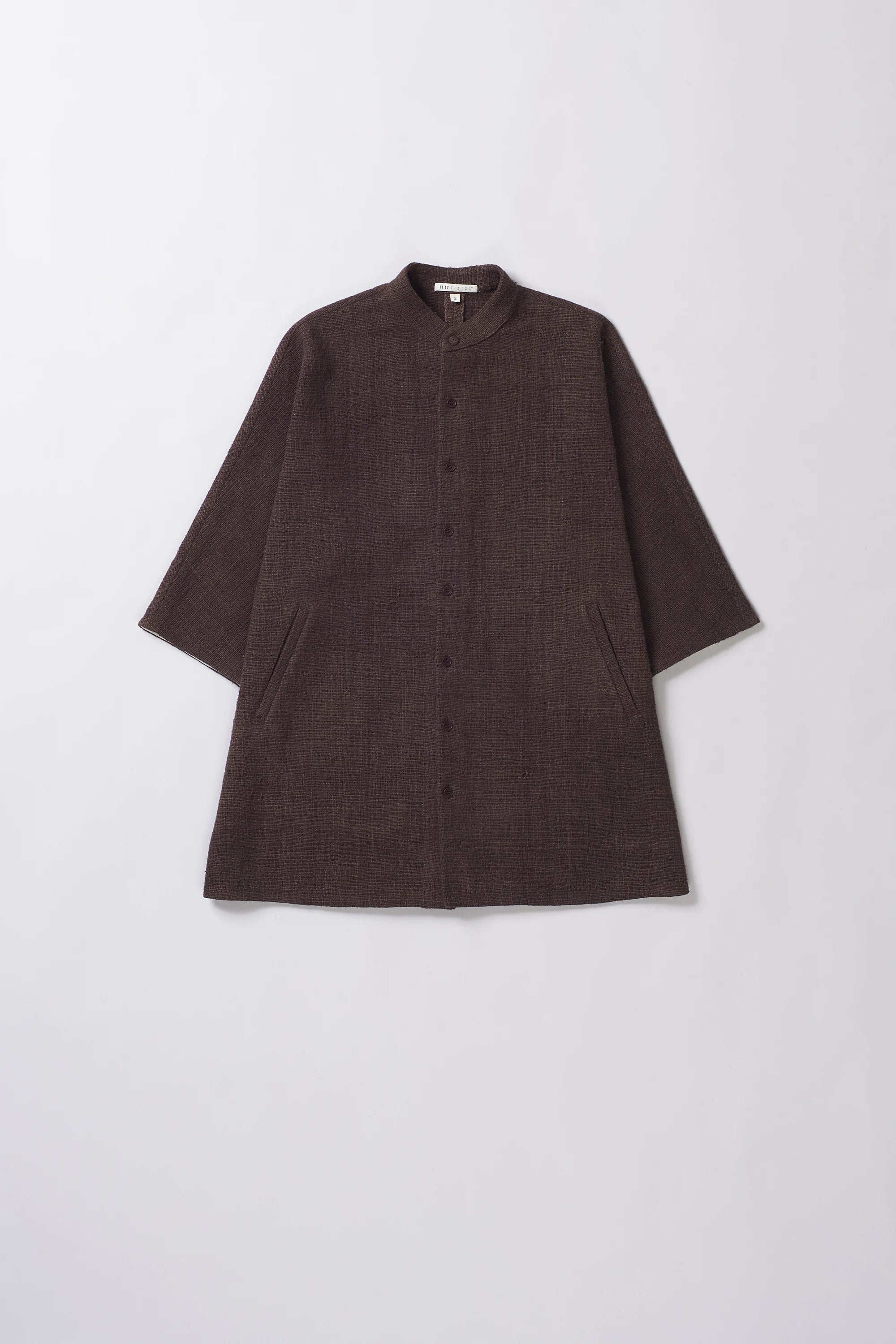 Kimono Sleeve Shirt in Burnt Umber