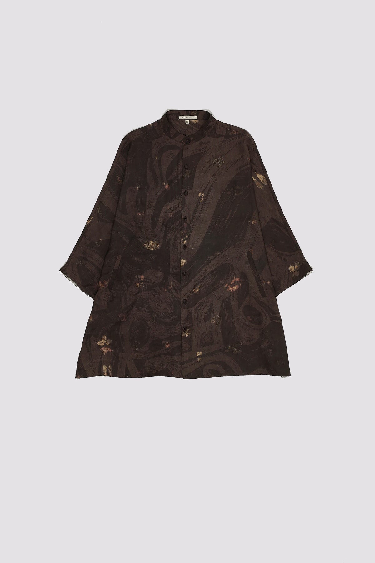 Black Macca Silk Shirt