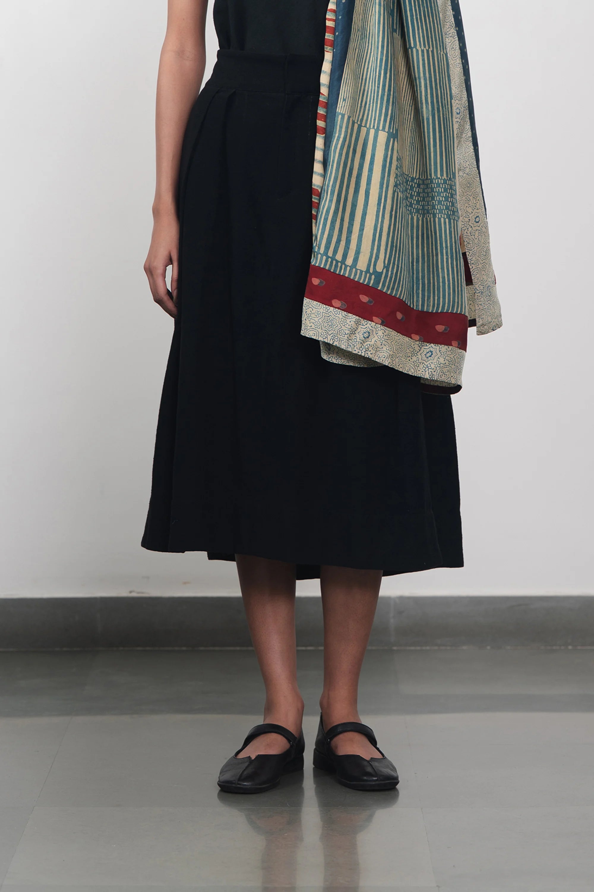 Flared Skirt in Organic Cotton