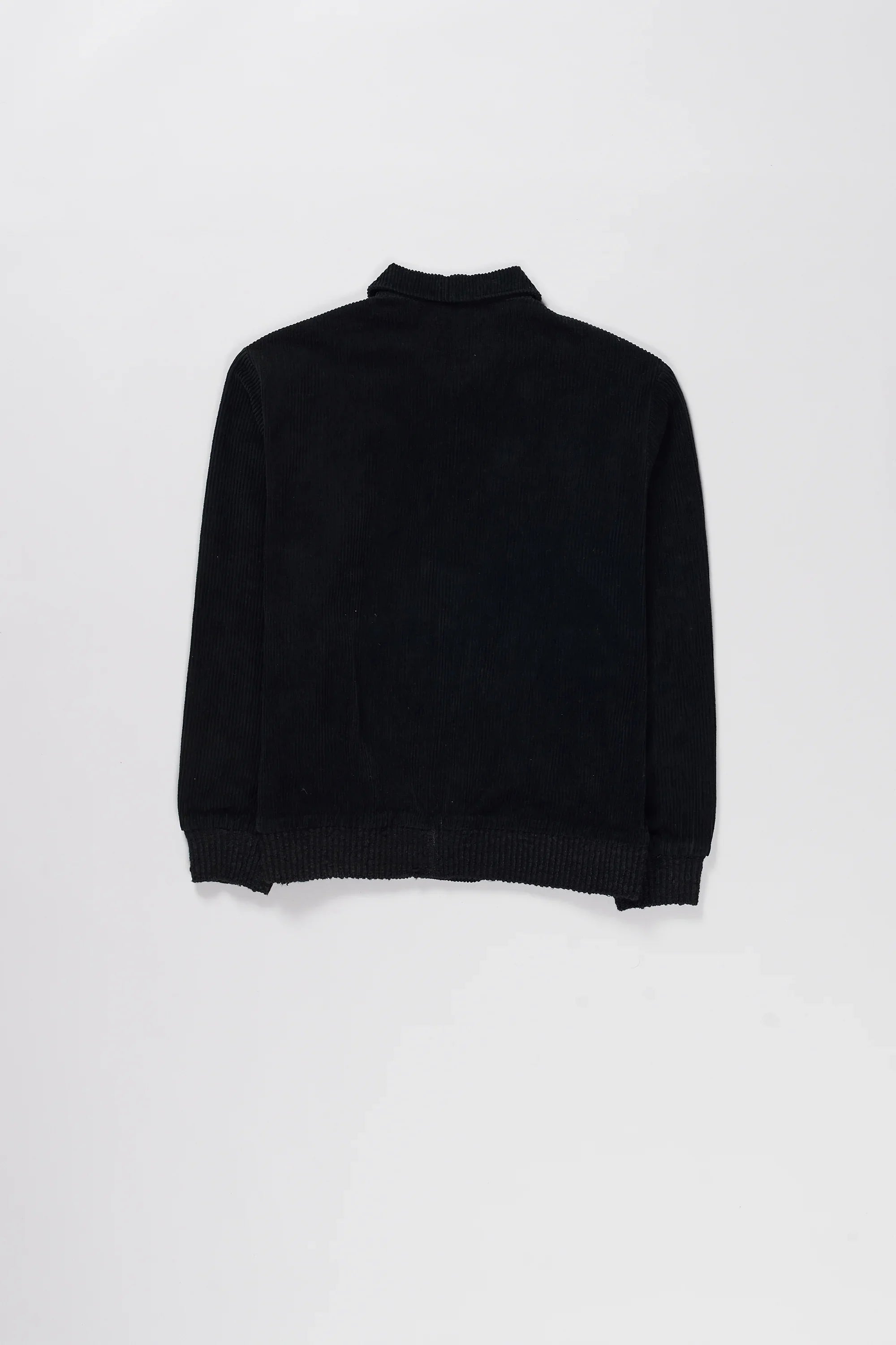 BLACK CORDUROY BOMBER JACKET
