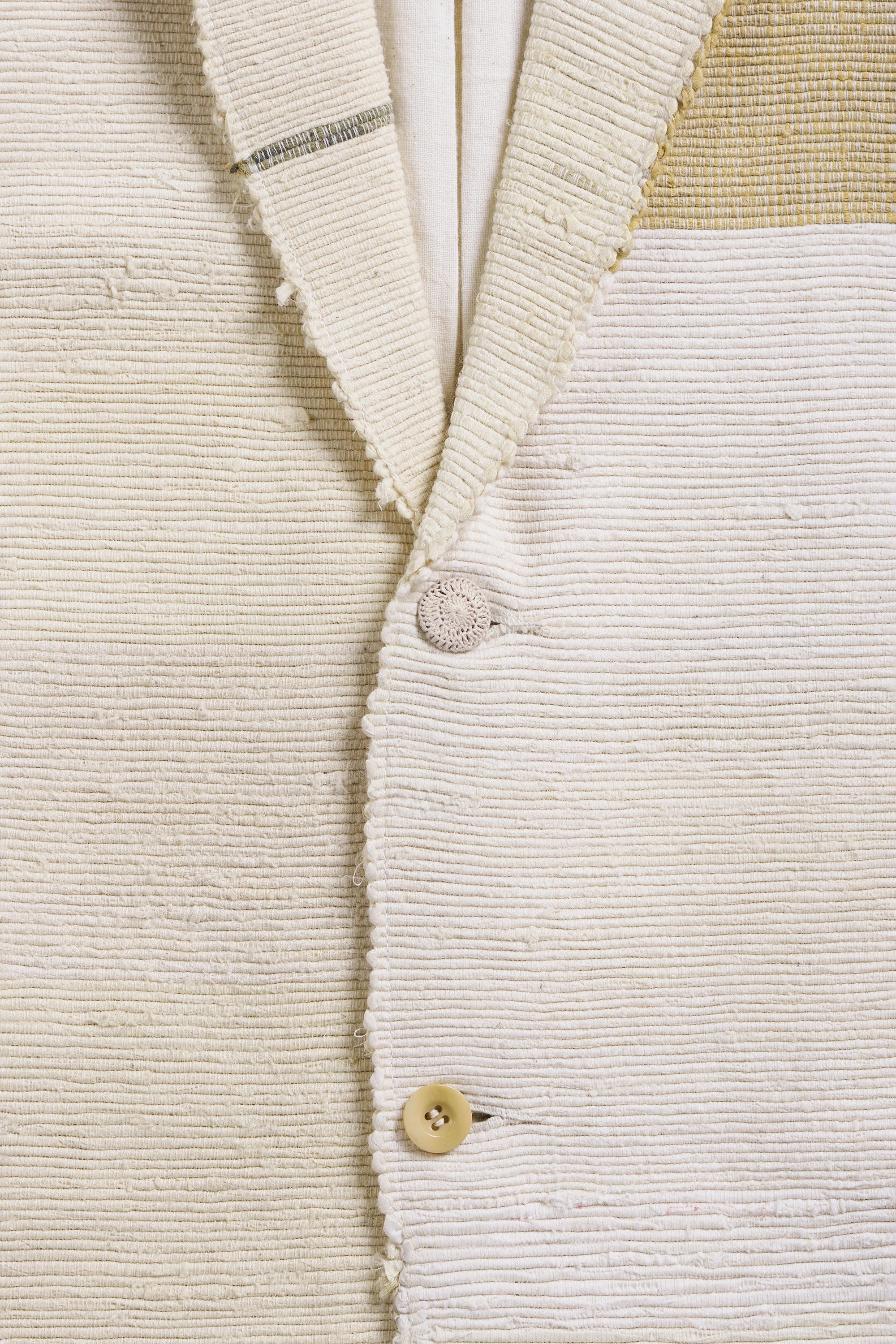 Reclaimed Ecru Statement Jacket