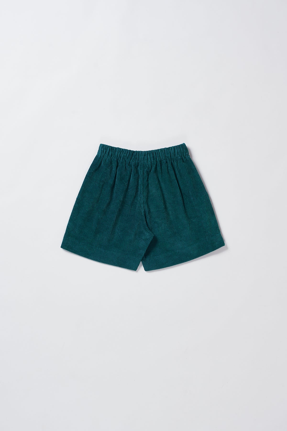 Bottle Green Unisex Corduroy Shorts