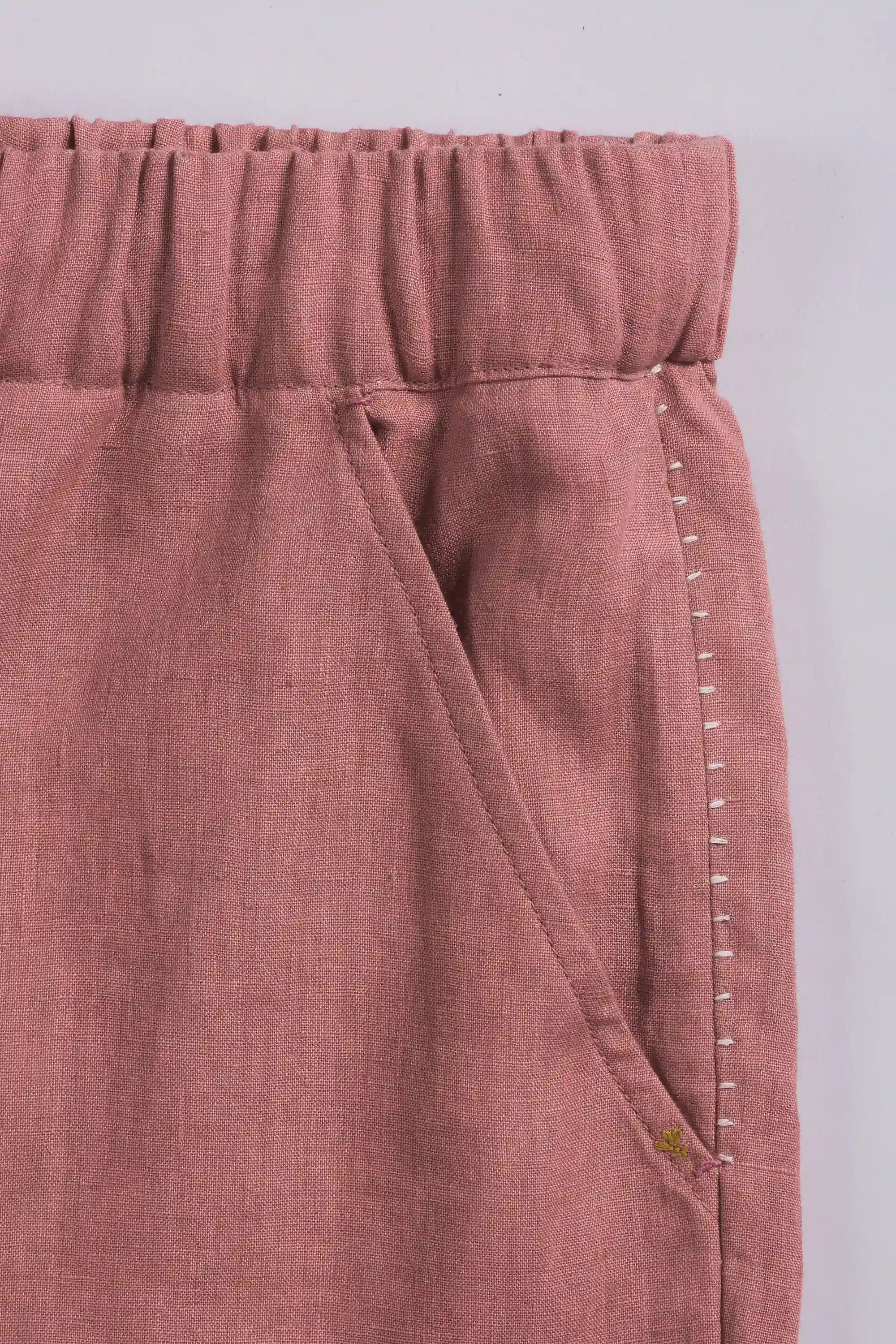 Adjustable Shorts in Rouge Pink